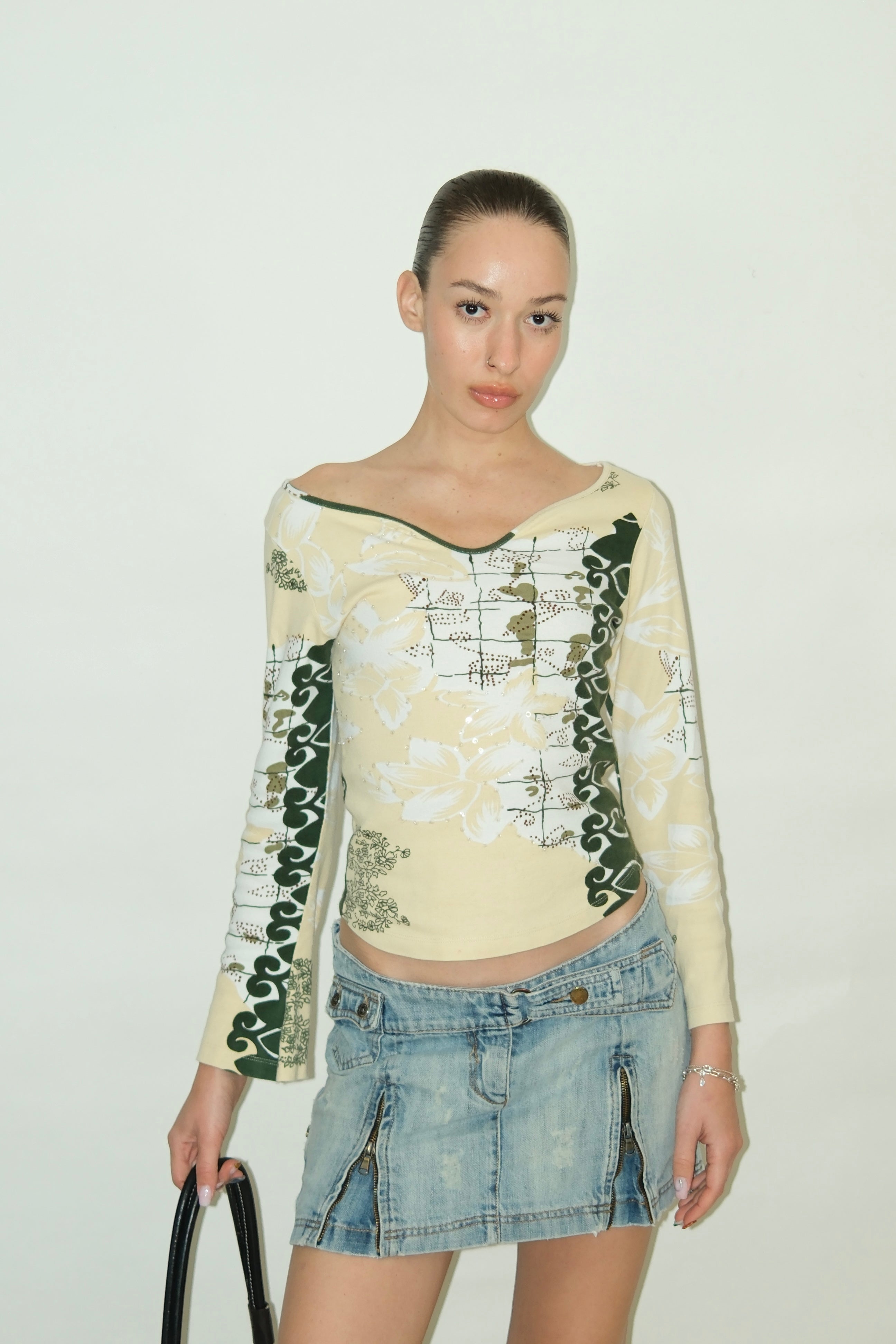 SOFT TONES BEADDED TOP