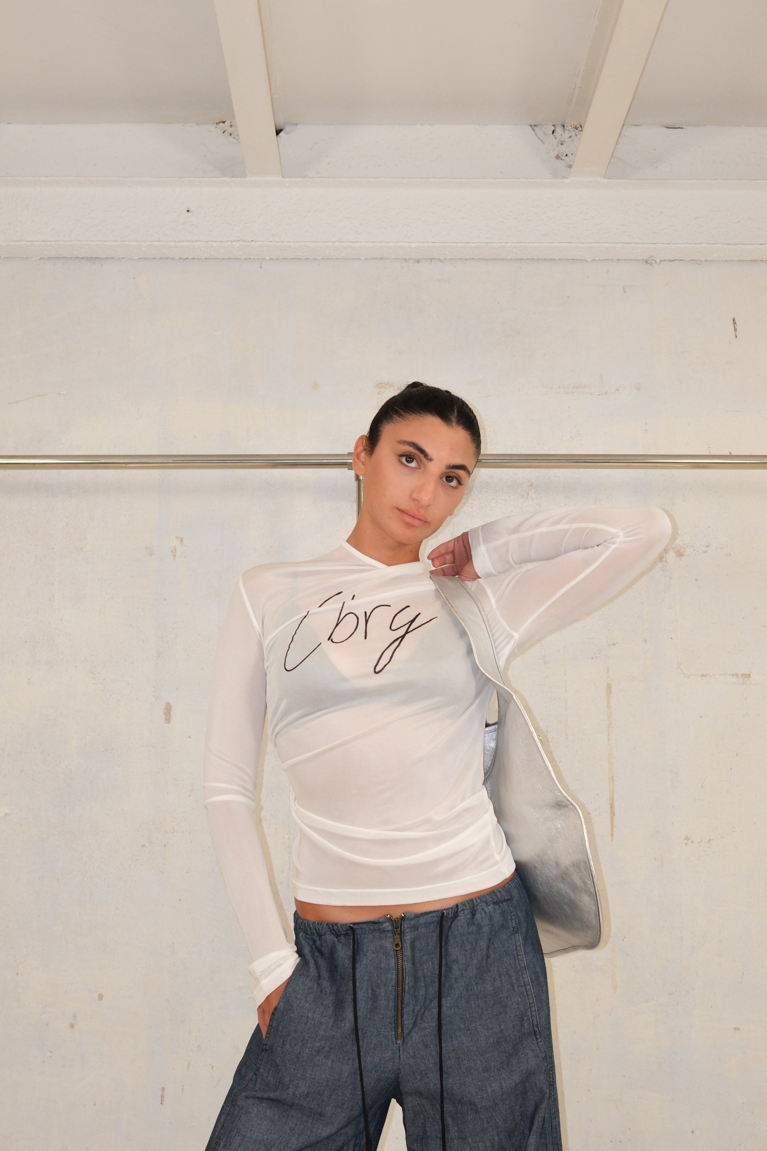 White Long Sleeve Top