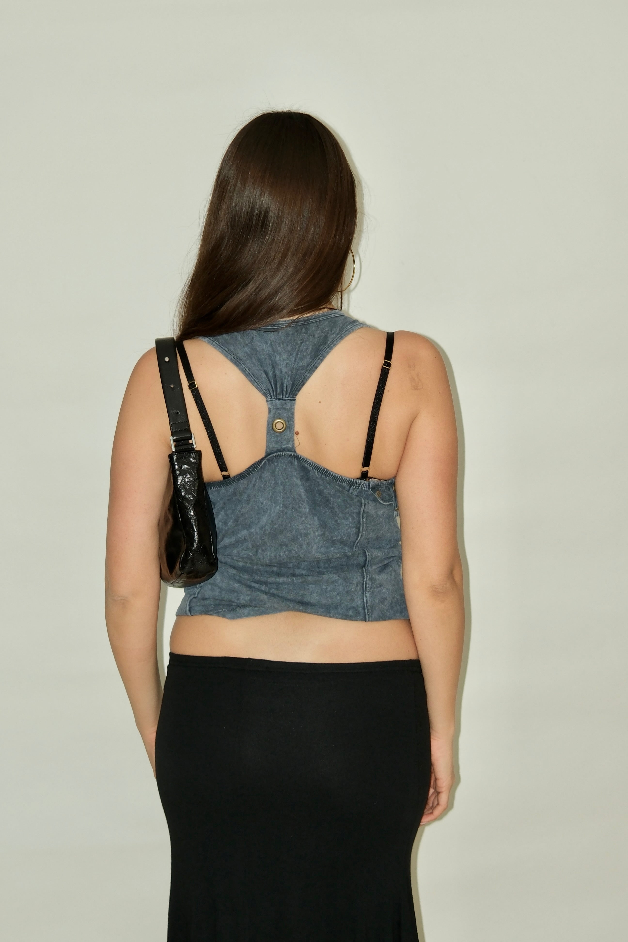 JEANS TONE GRAPHIC TOP