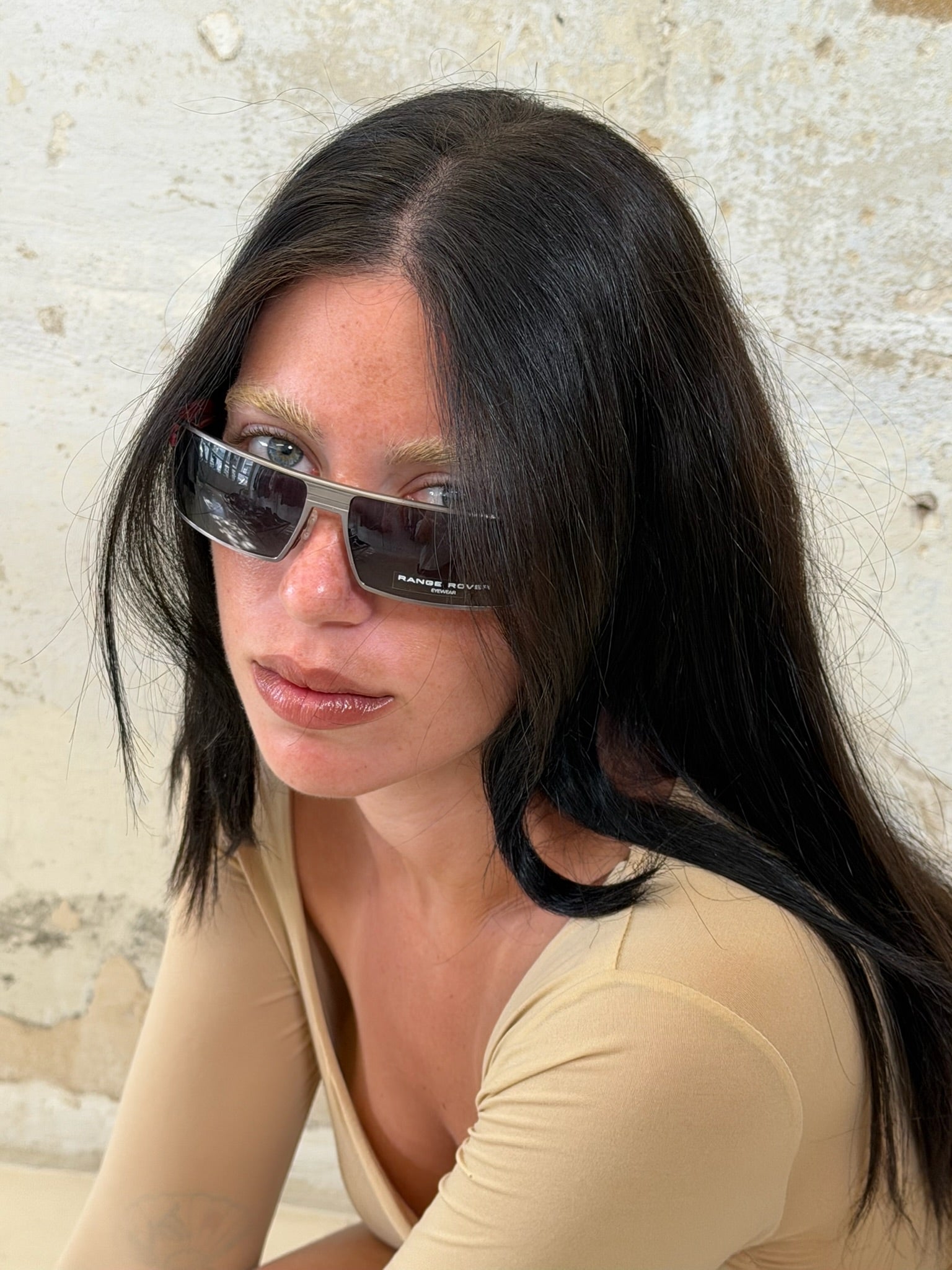 RANGE ROVER SPORT SUNGLASSES WITH BURGUNDY TEMPLES