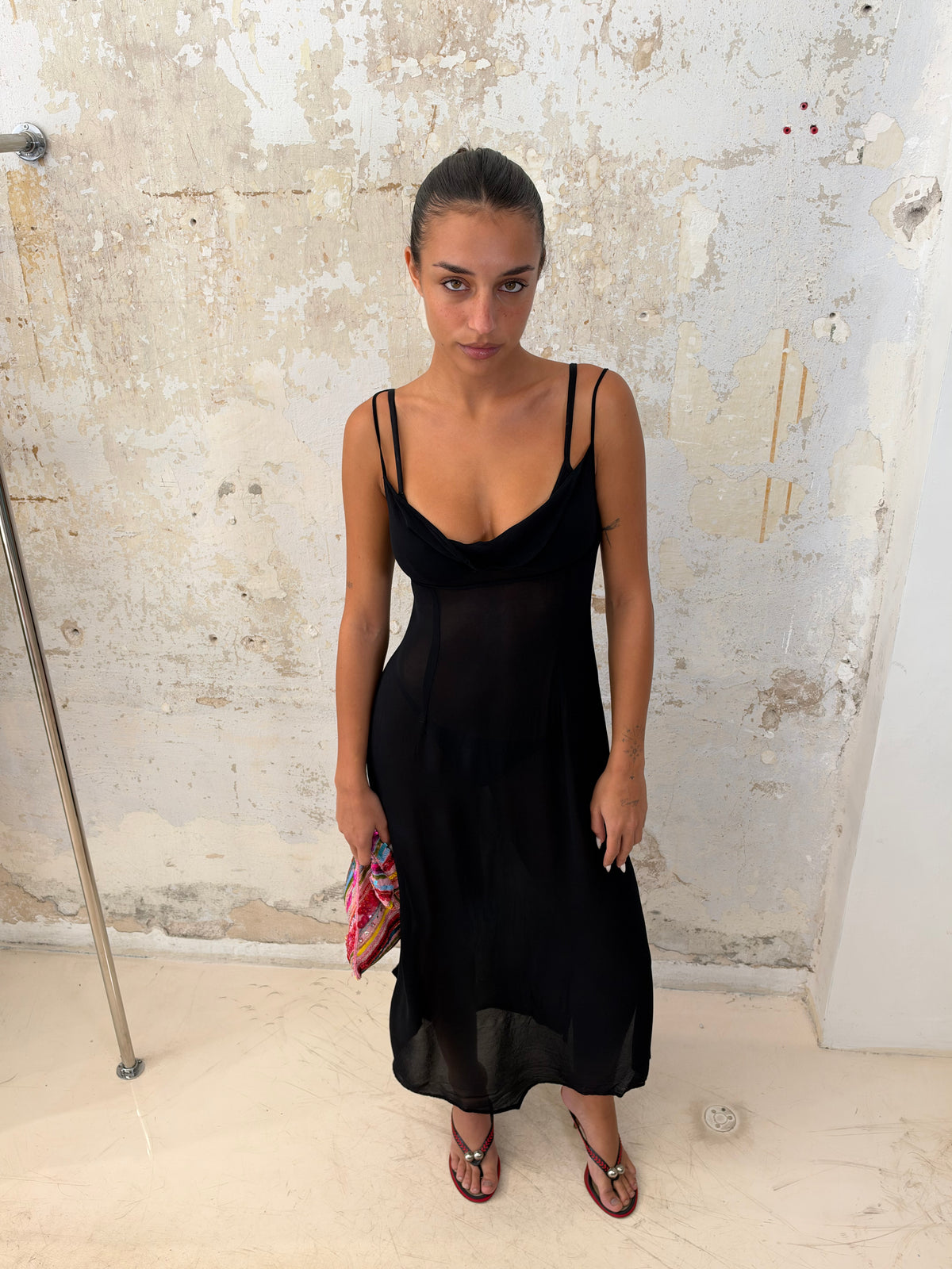 ANNARITA CLASSIC SILK DRESS