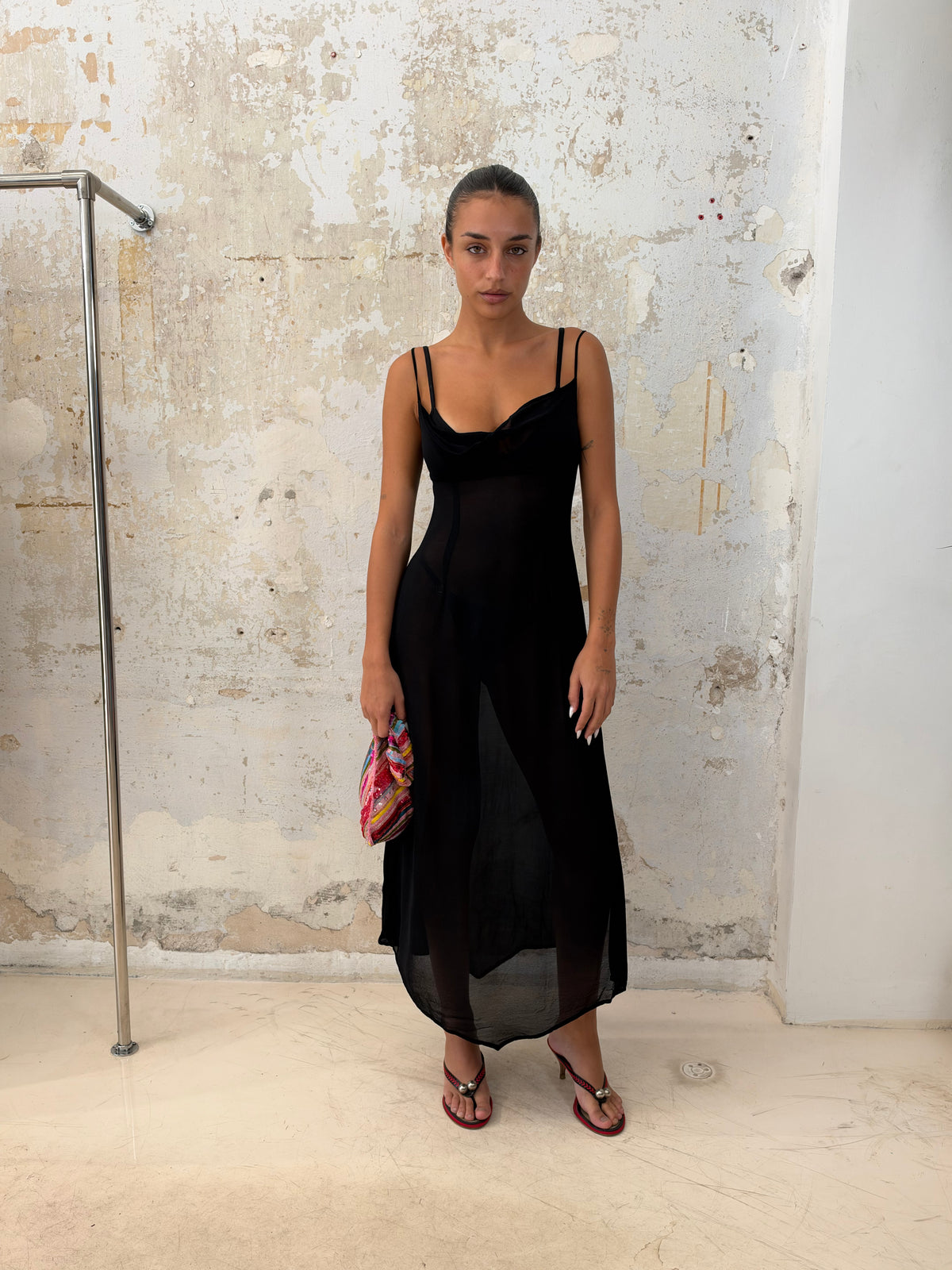 ANNARITA CLASSIC SILK DRESS