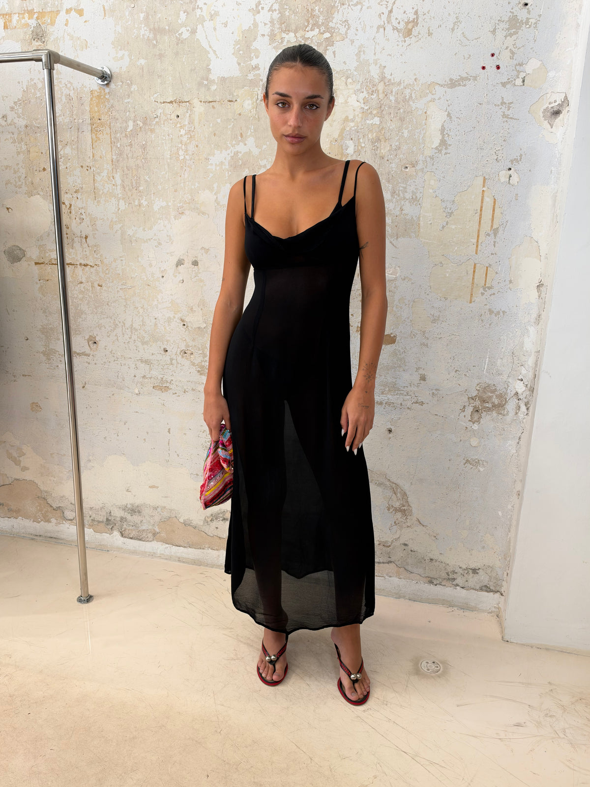 ANNARITA CLASSIC SILK DRESS
