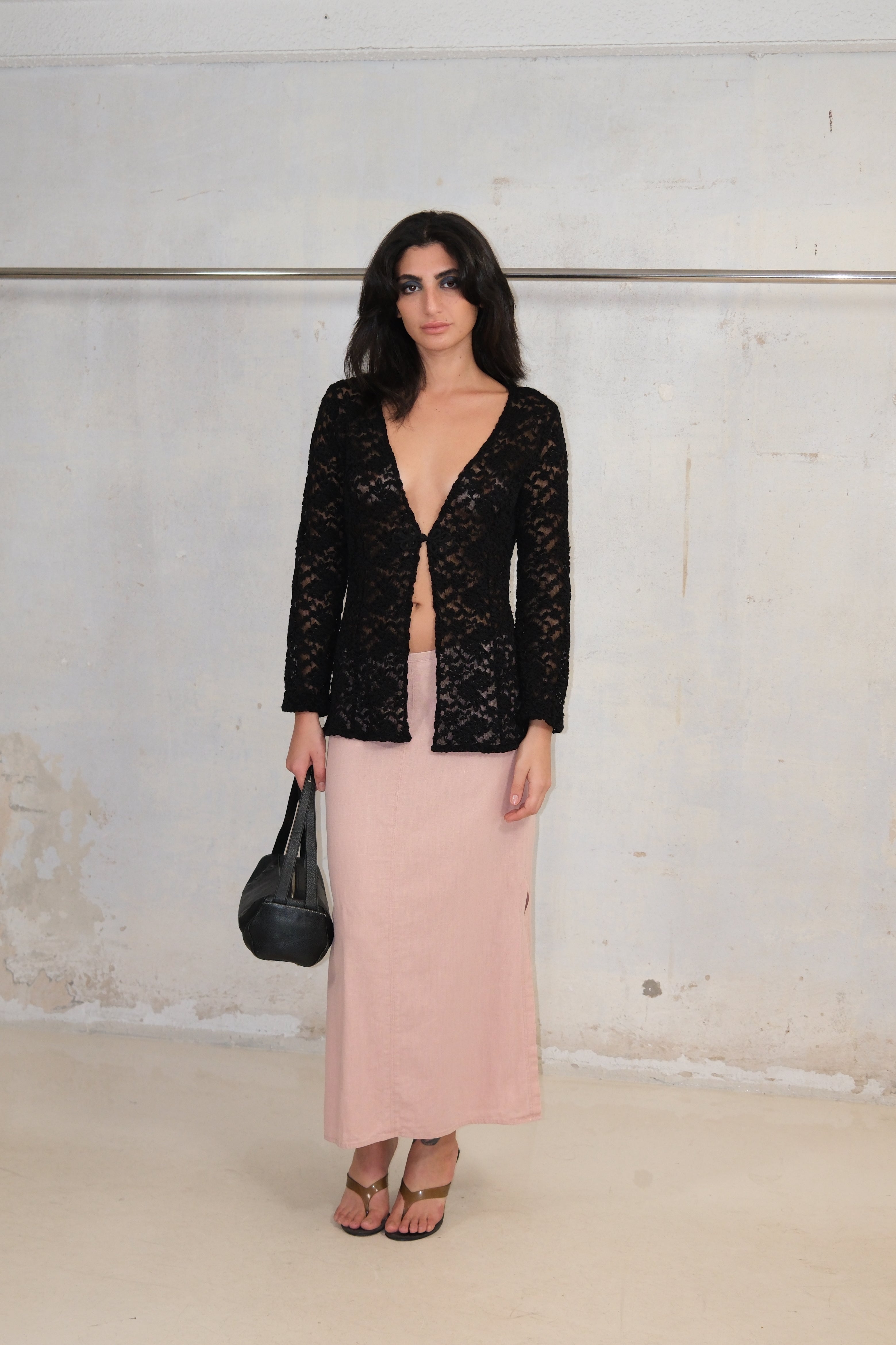 LACE SHEER TOP