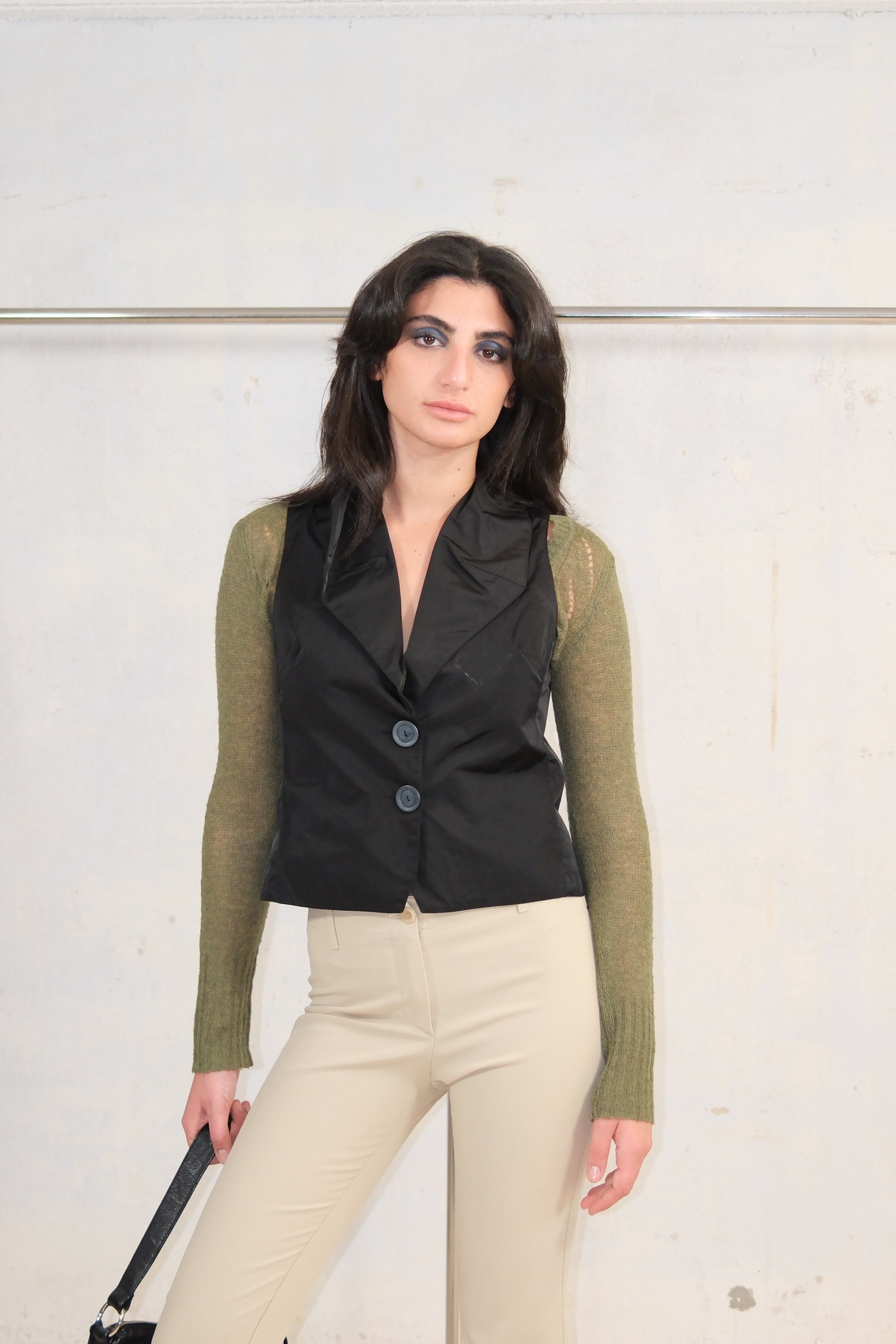 BLACK ELEGANT CHIC VEST