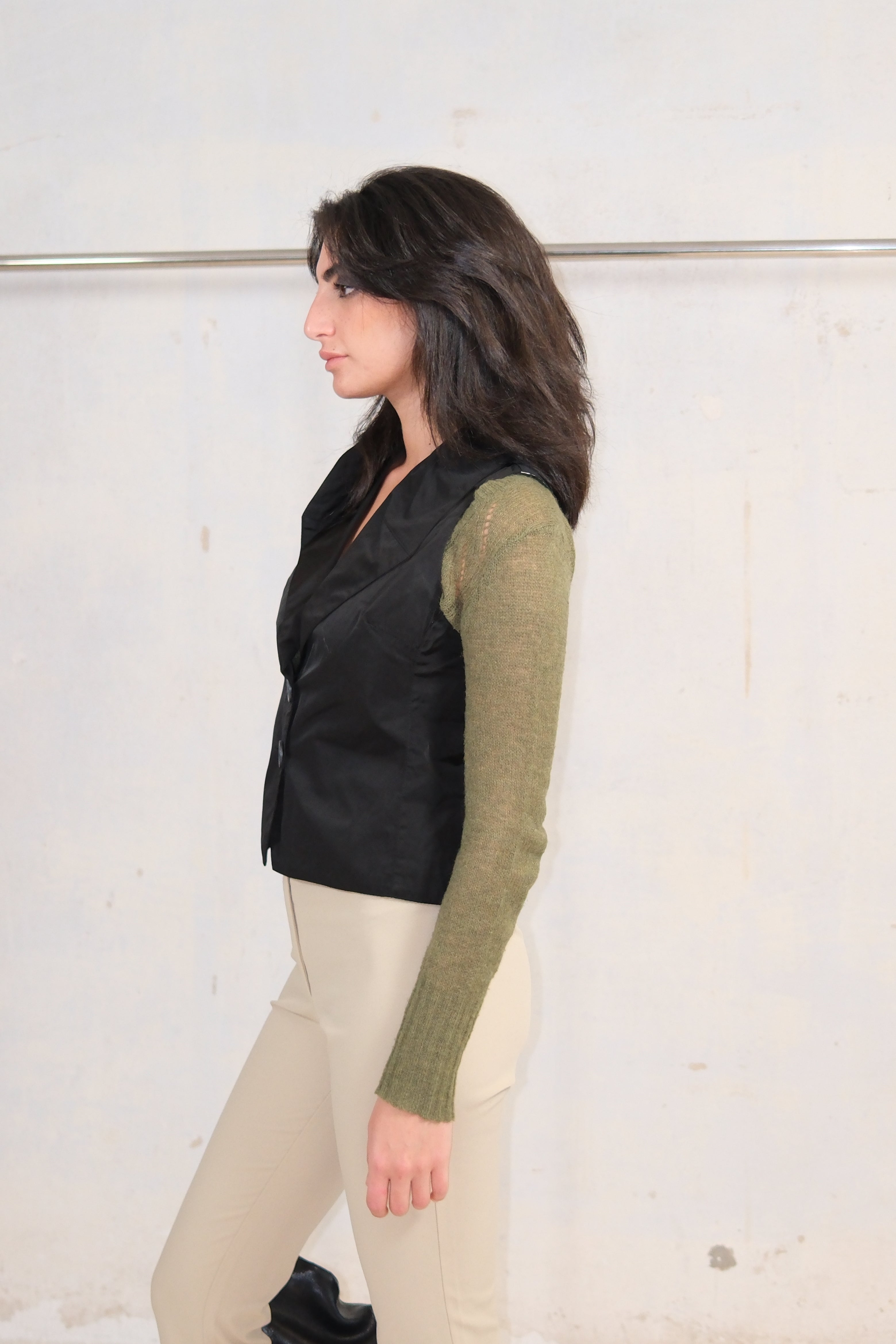 BLACK ELEGANT CHIC VEST