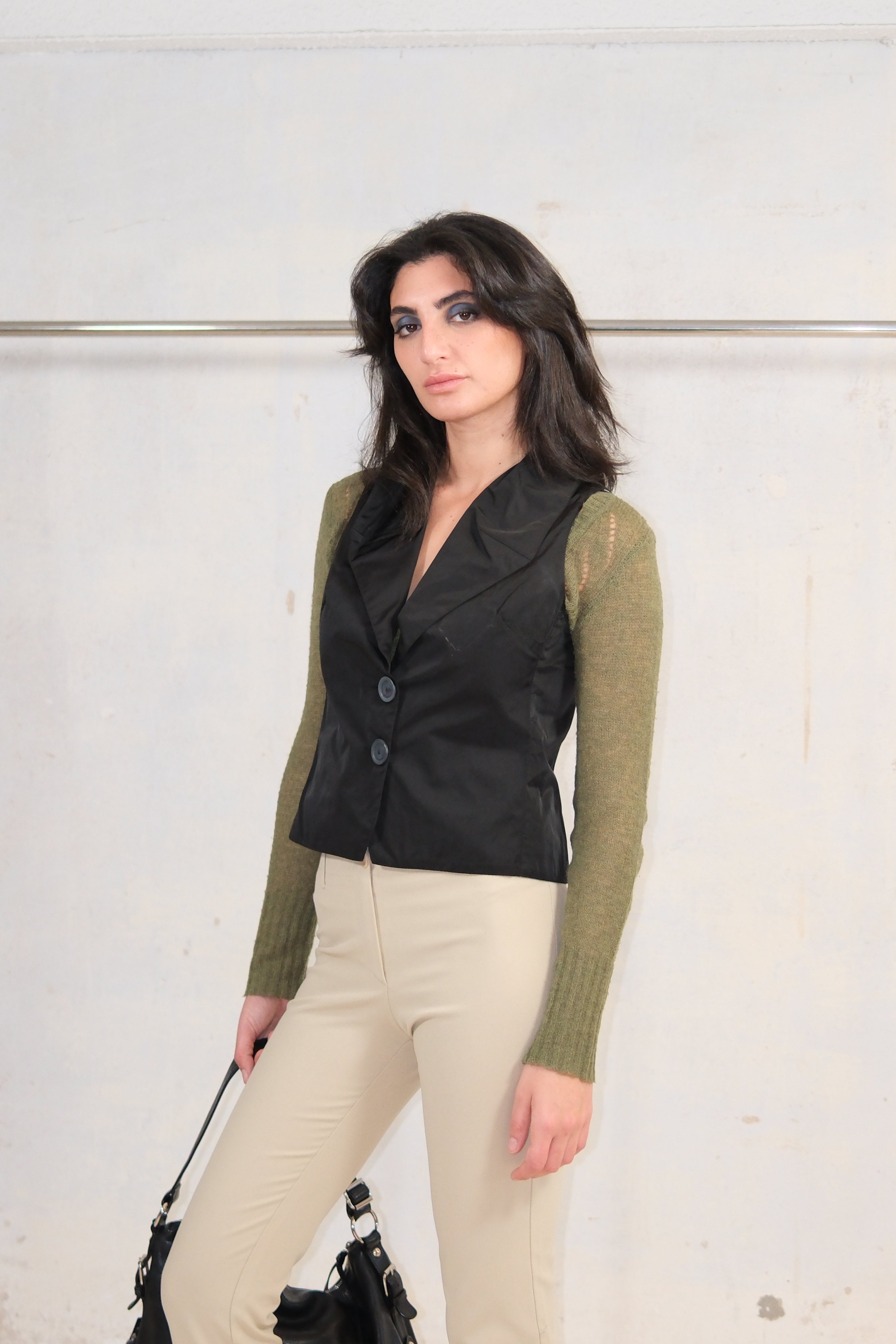 BLACK ELEGANT CHIC VEST