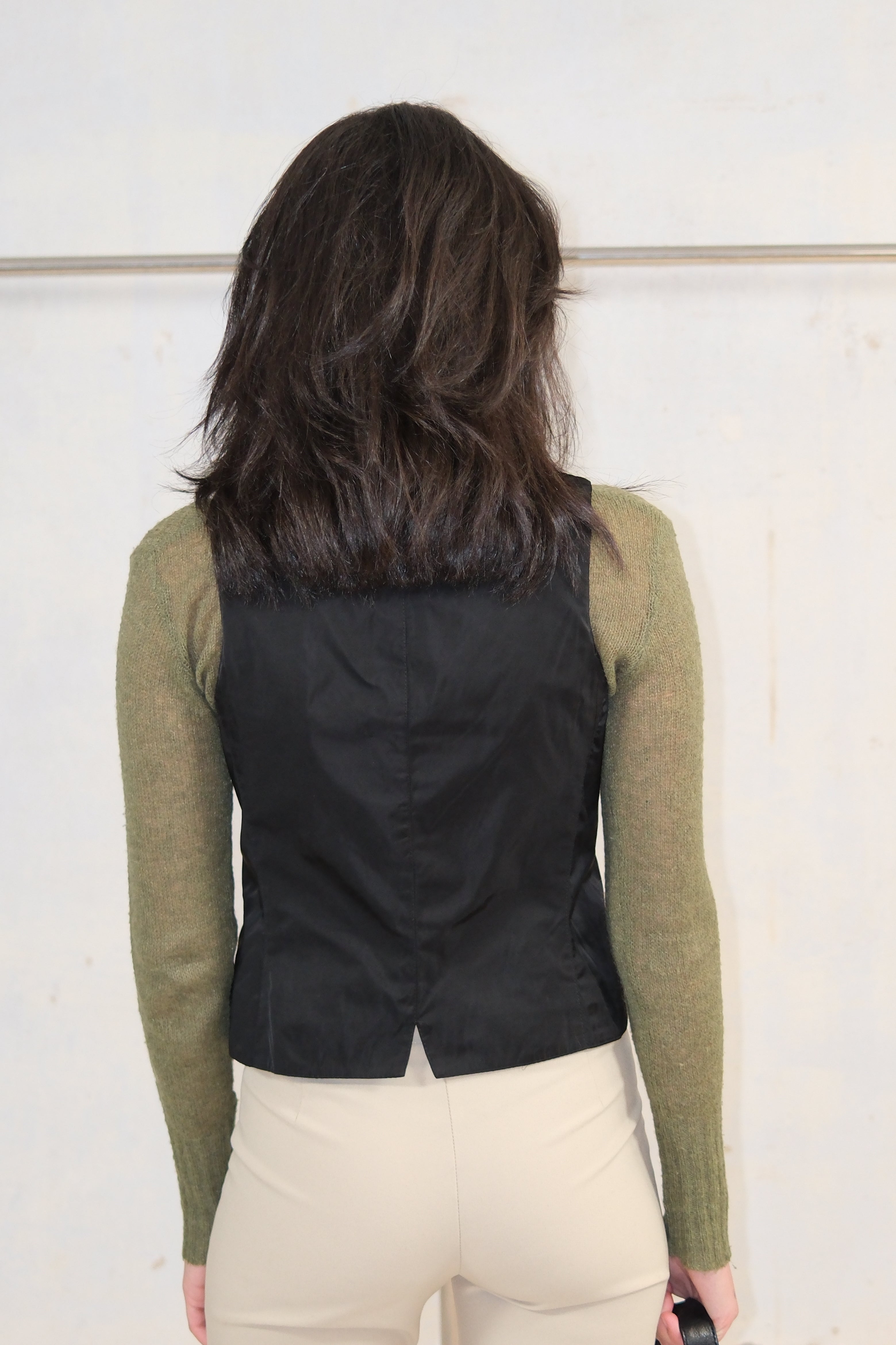 BLACK ELEGANT CHIC VEST