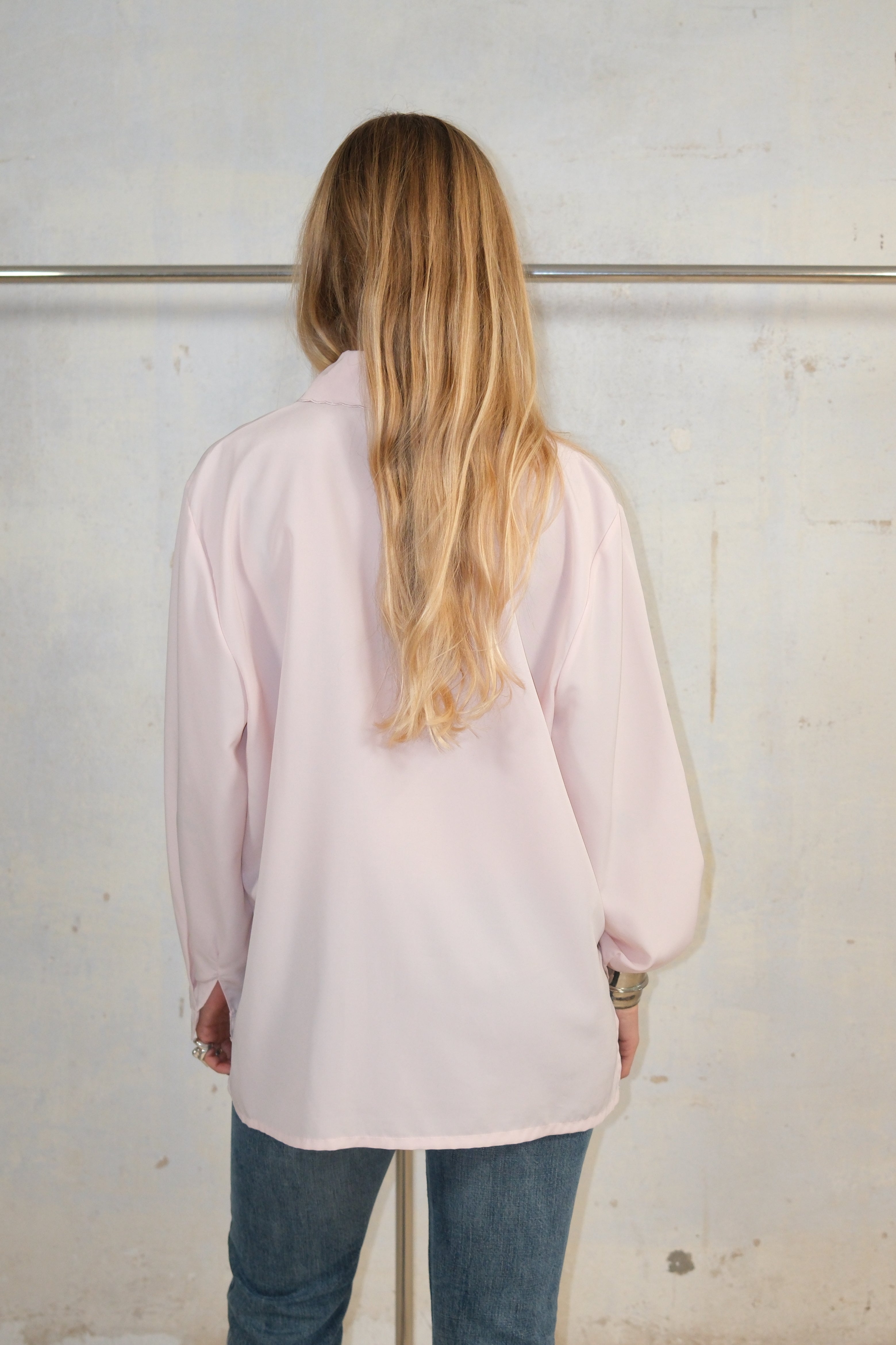 LIGHT PINK EMBROIDERED BLOUSE