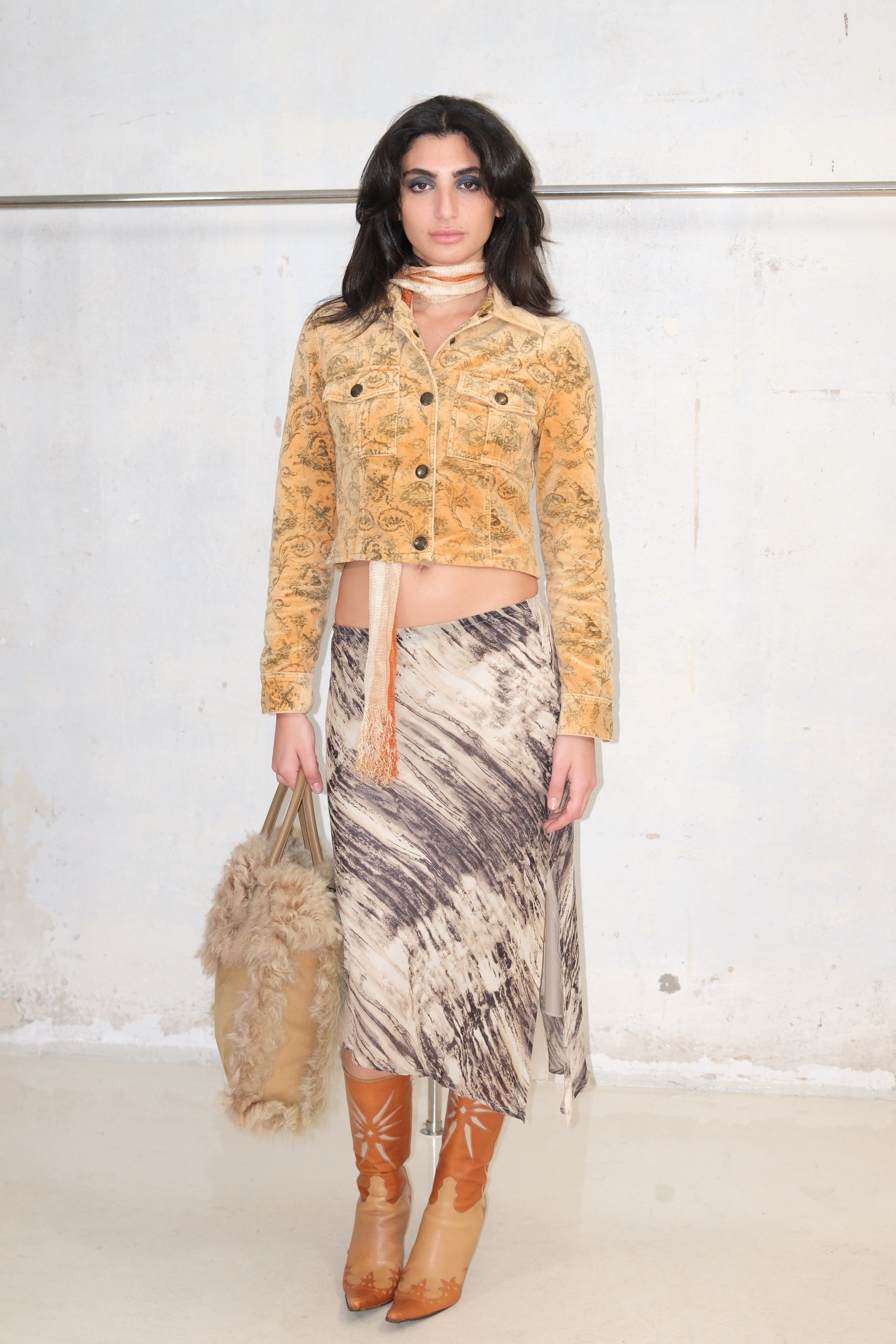 CAVALLI JEANS PRINTED JACKET
