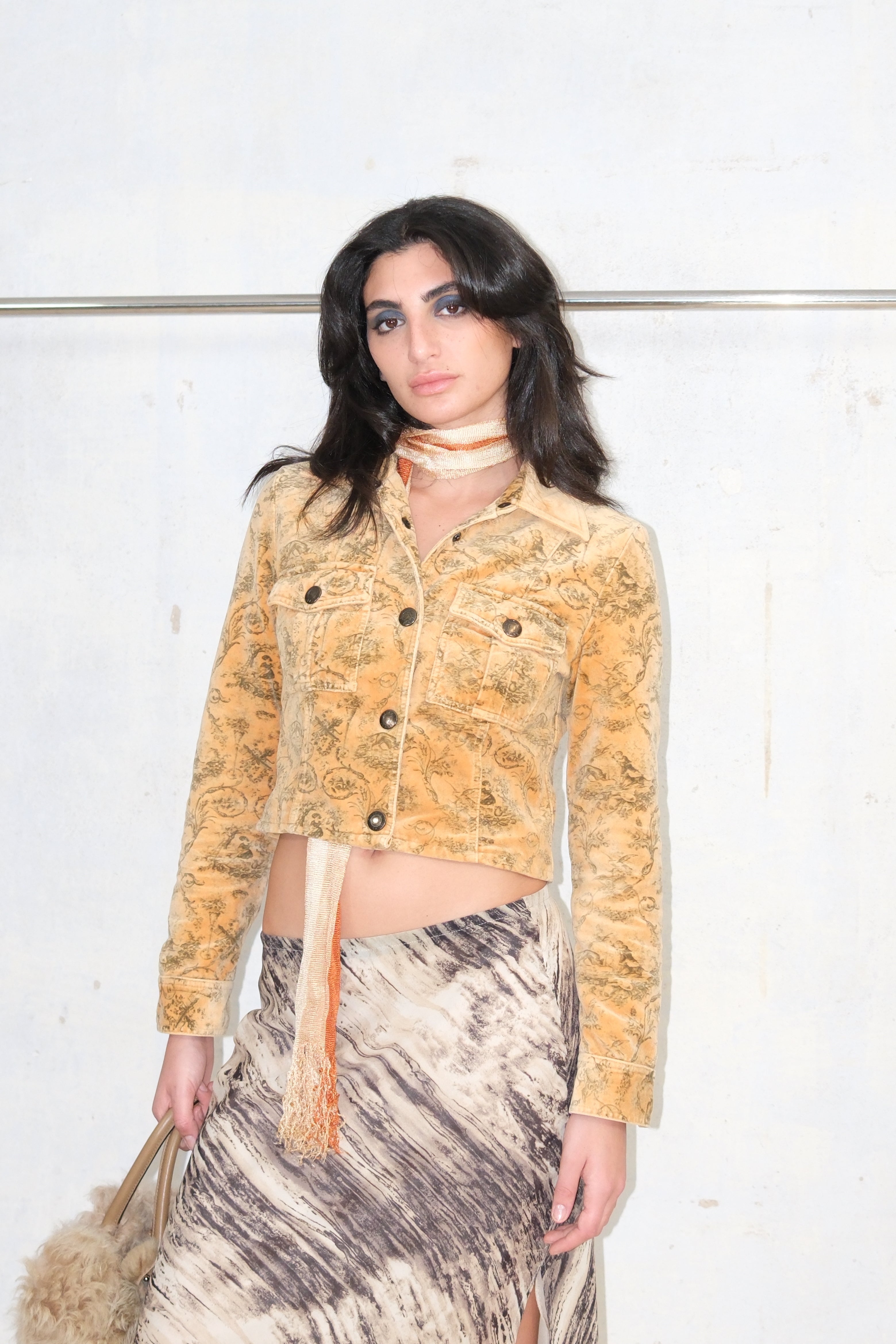 CAVALLI JEANS PRINTED JACKET