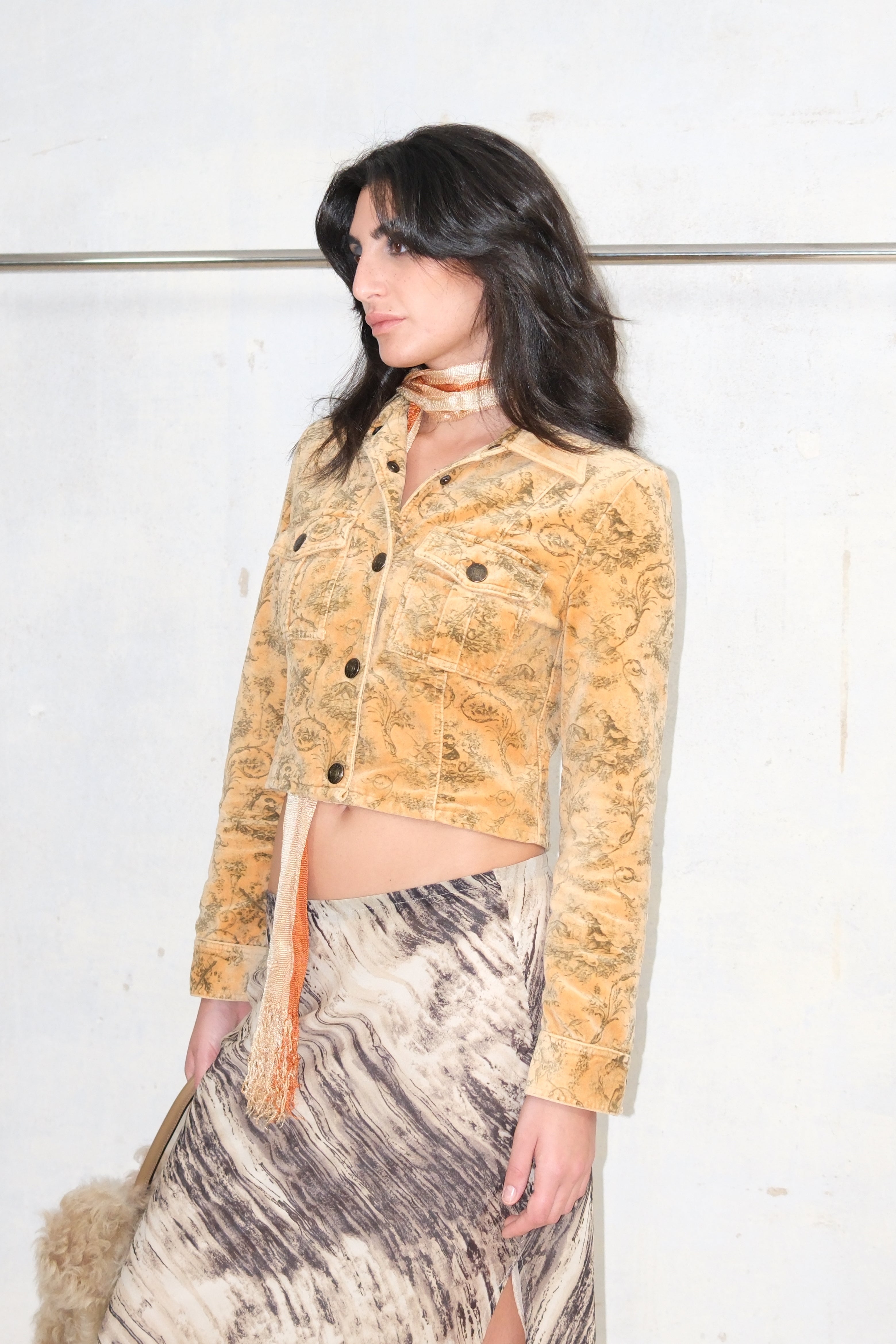 CAVALLI JEANS PRINTED JACKET