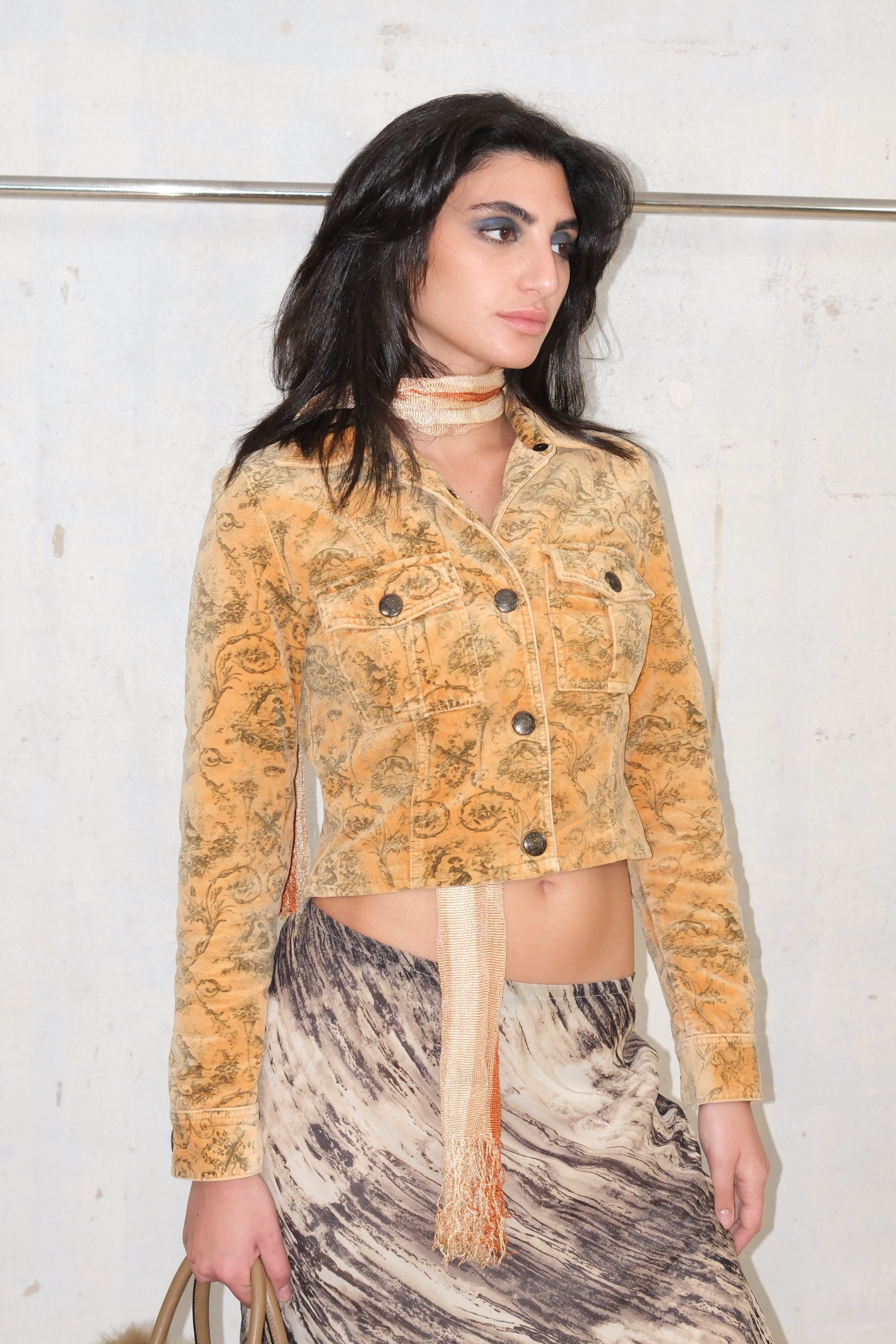 CAVALLI JEANS PRINTED JACKET