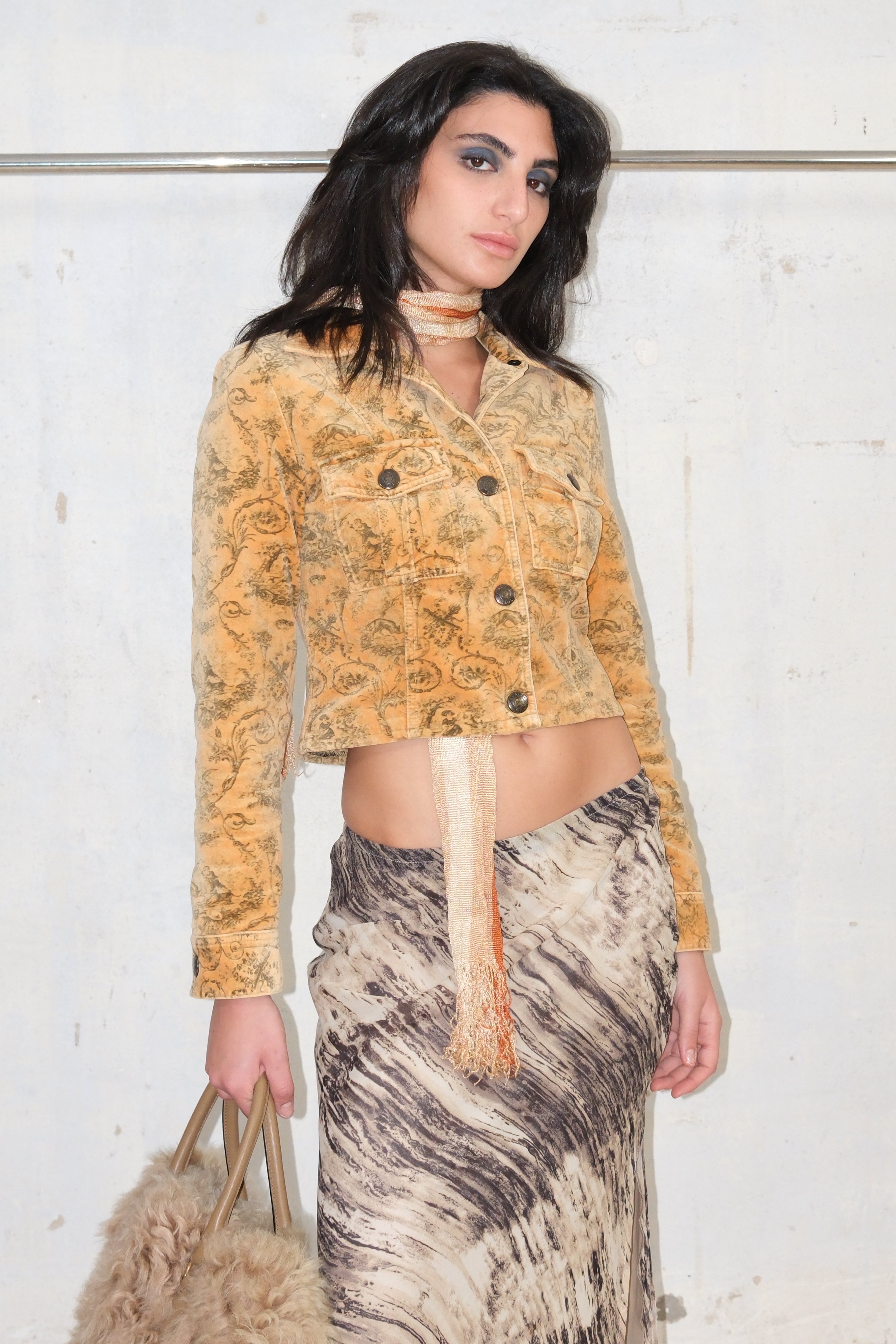 CAVALLI JEANS PRINTED JACKET