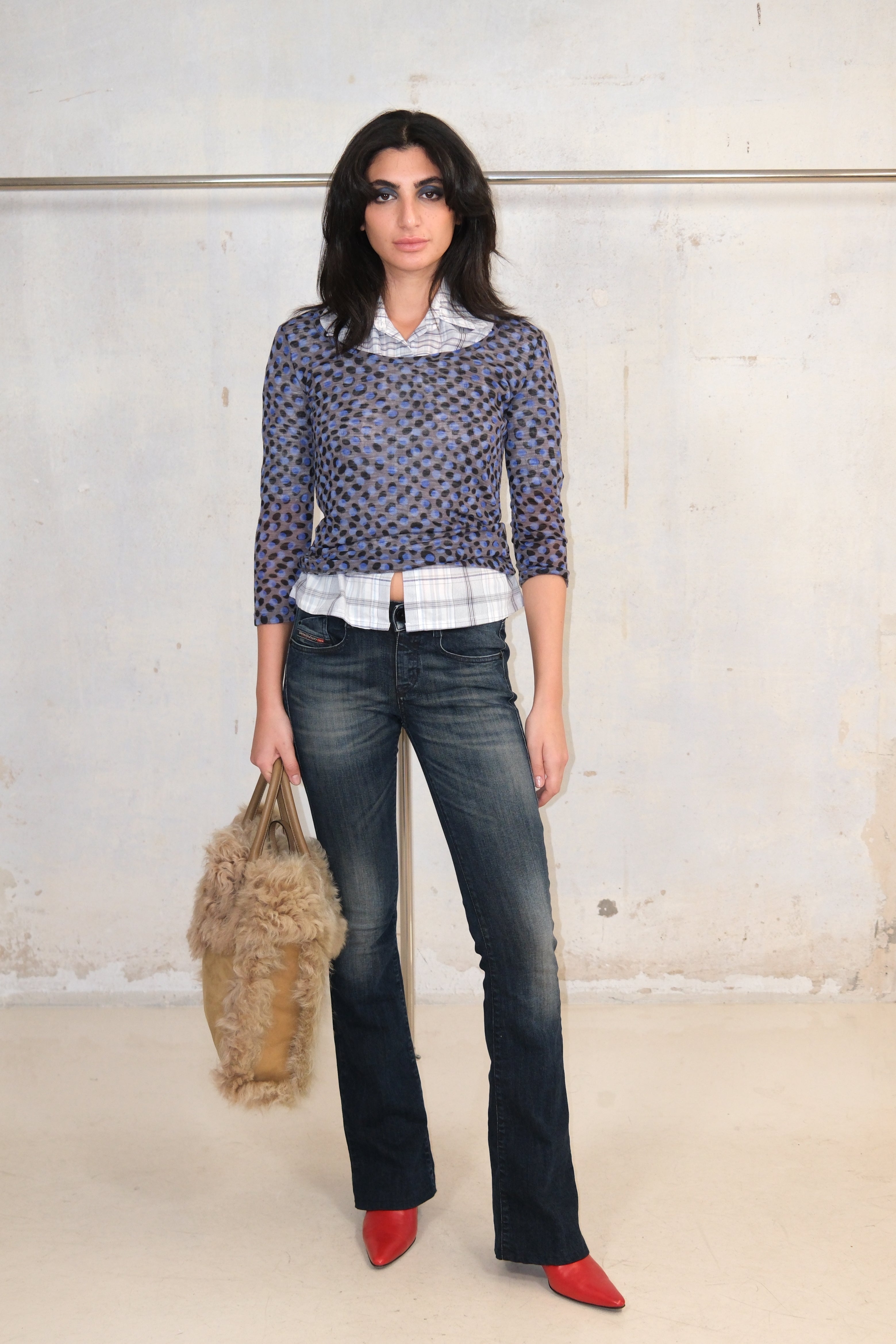 ICEBERG POLKA DOT TOP