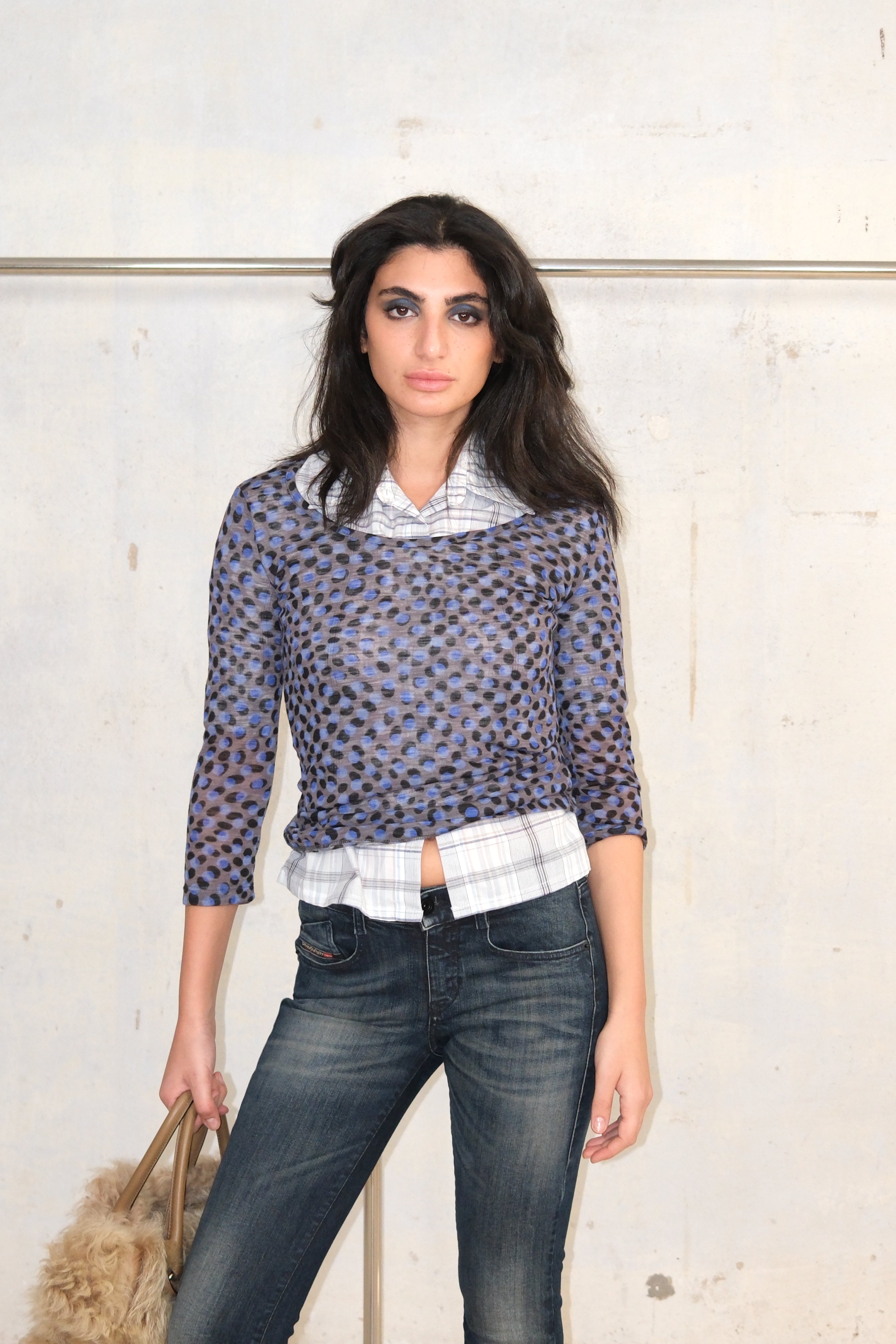 ICEBERG POLKA DOT TOP