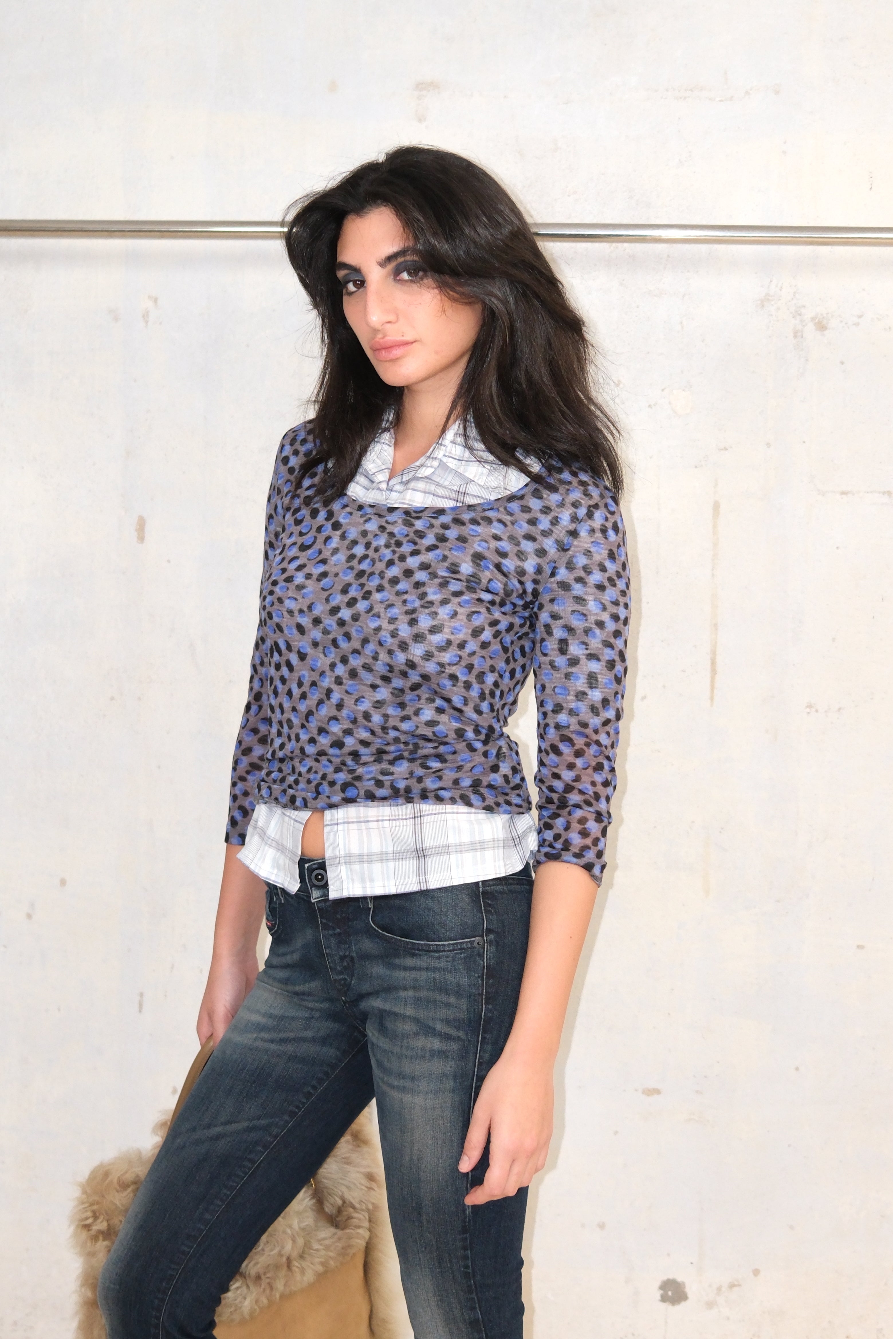 ICEBERG POLKA DOT TOP