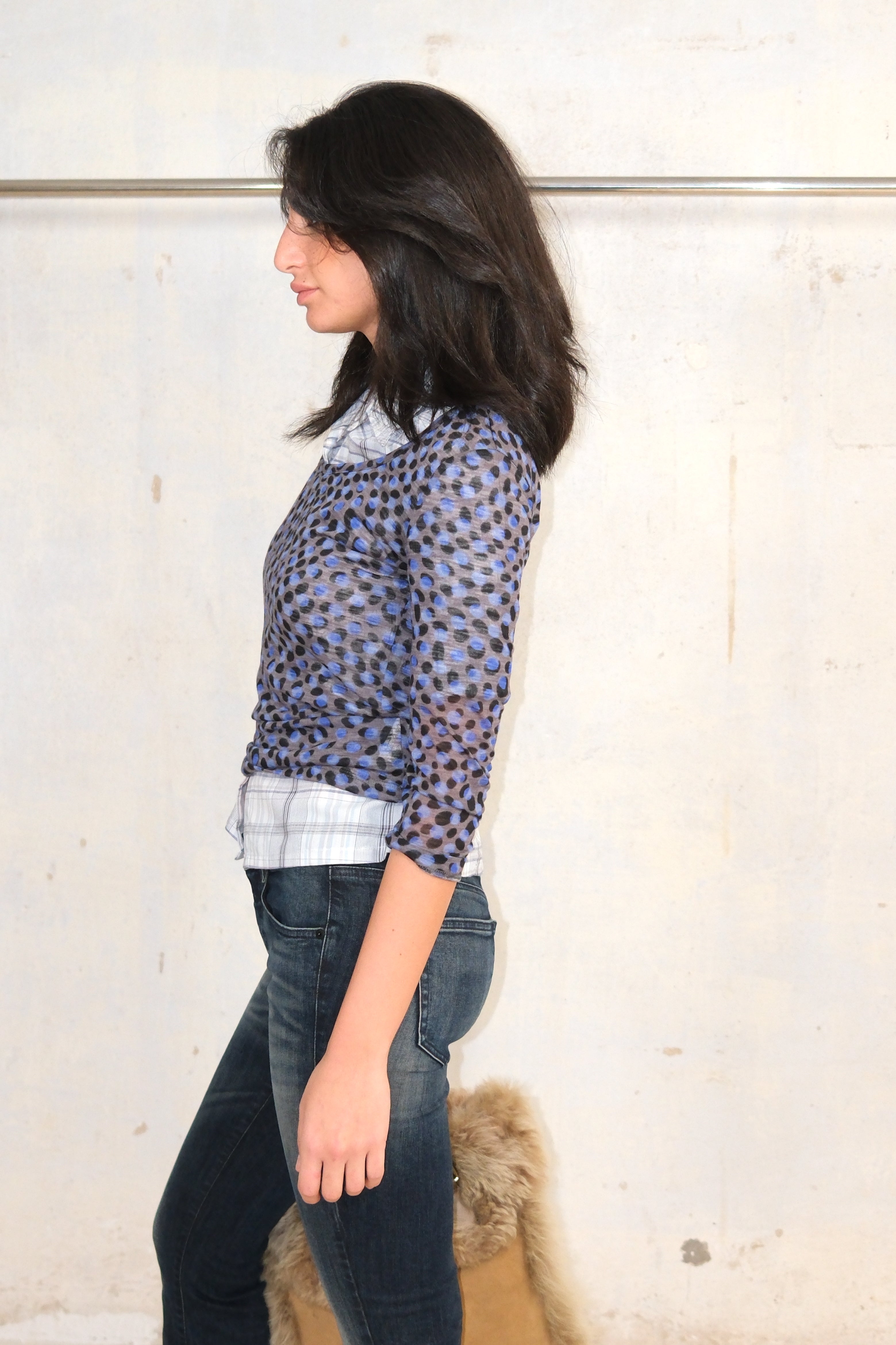 ICEBERG POLKA DOT TOP