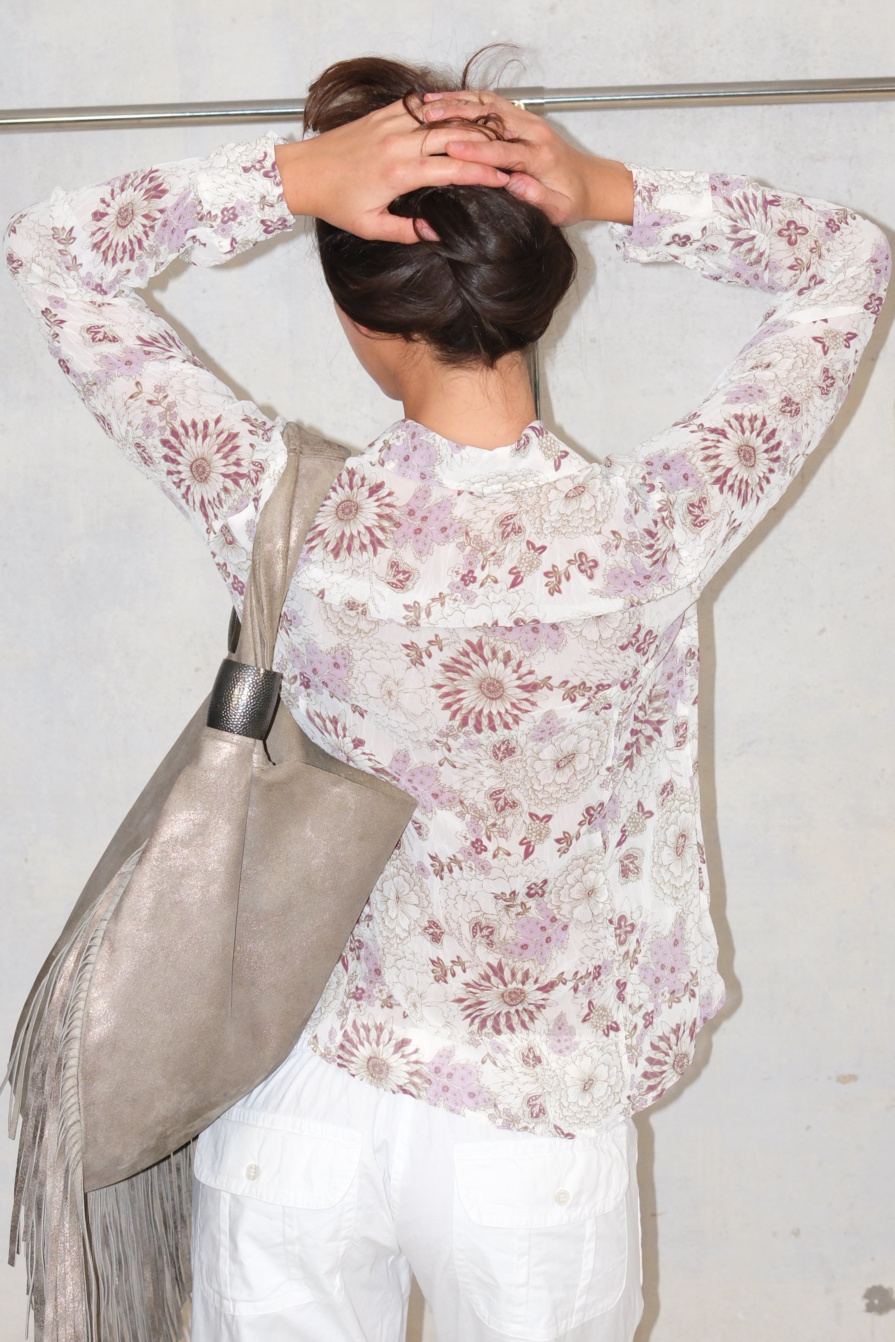 Soft Floral Button-Up Shirt