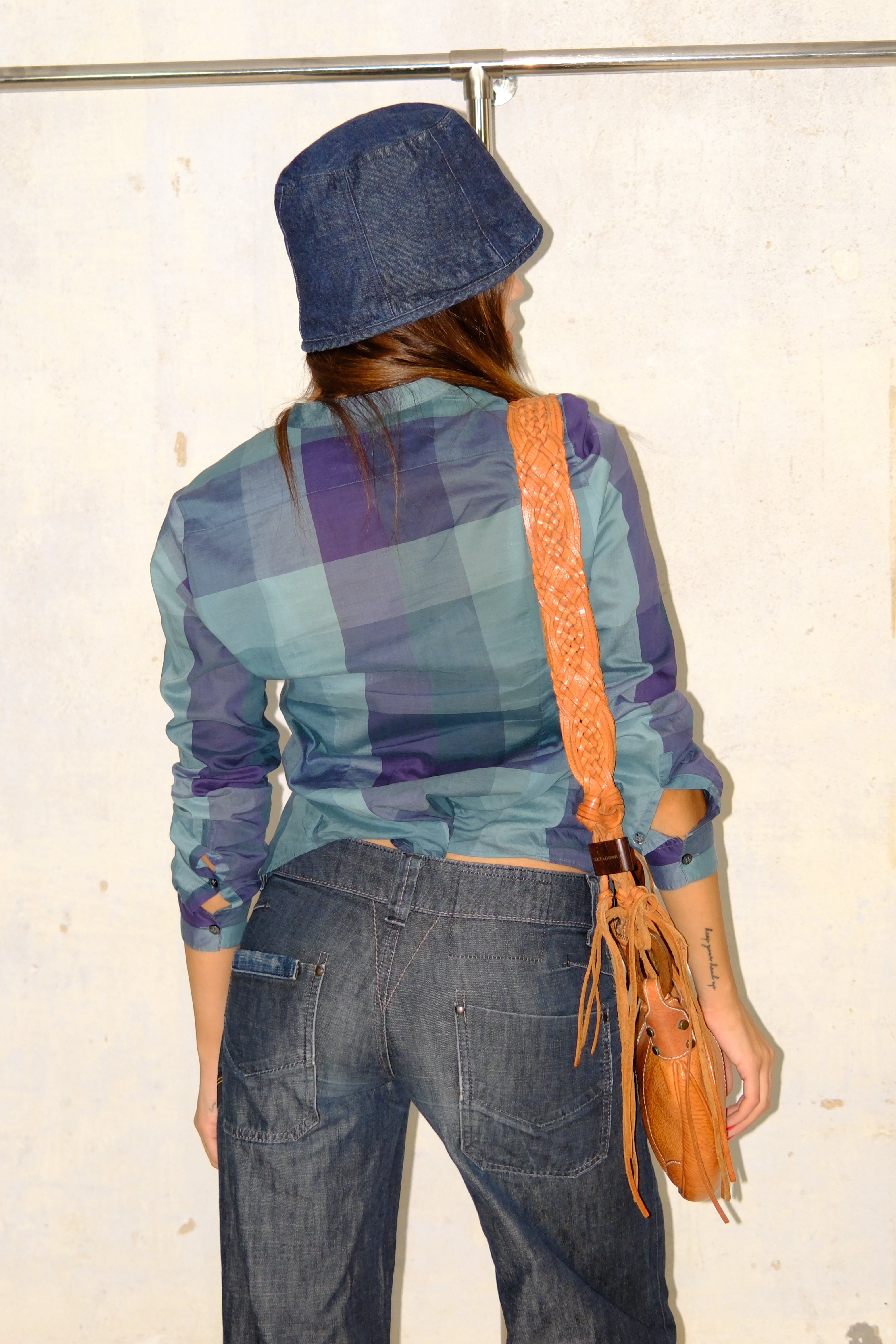 LACOSTE PLAID PASTEL TOP