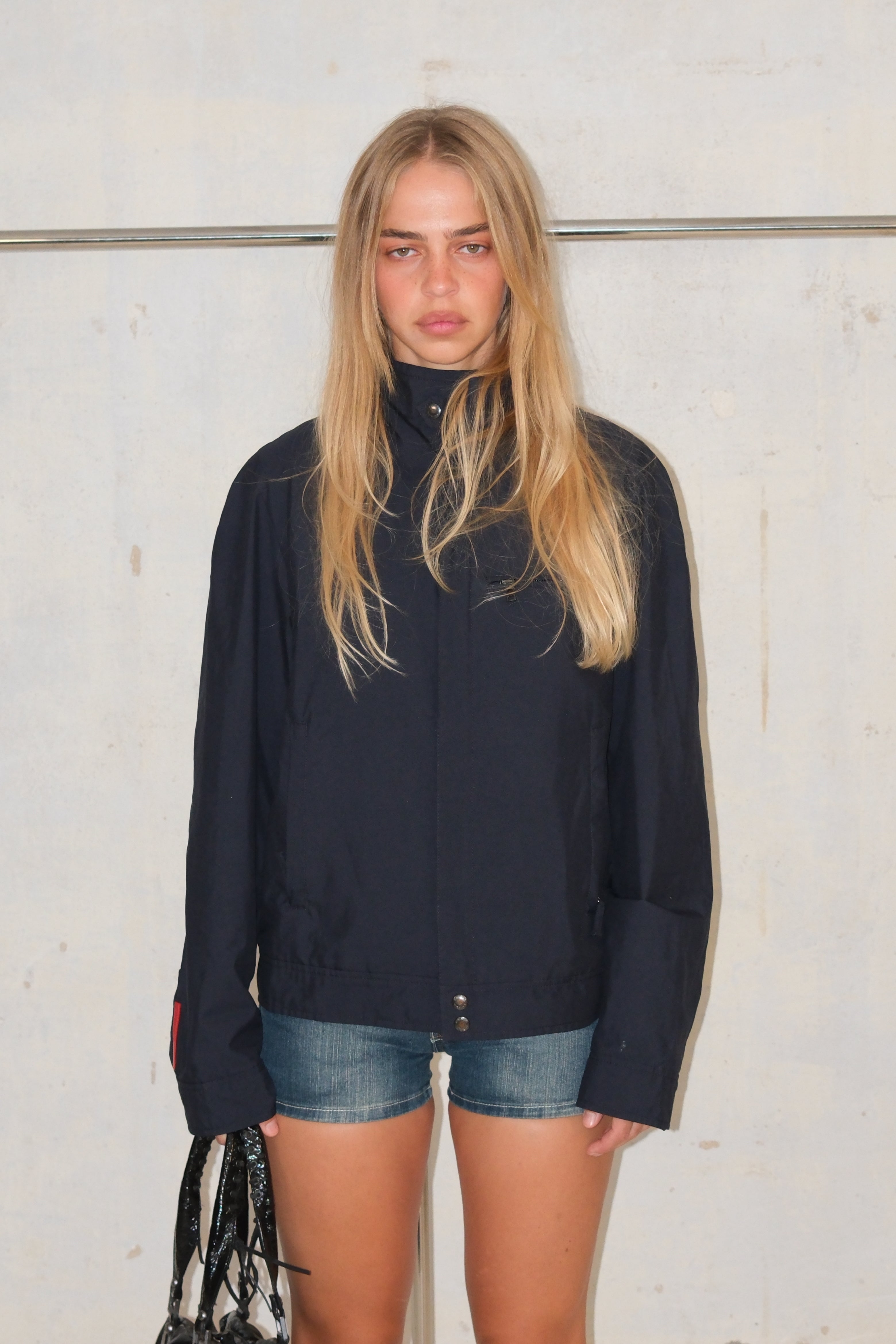 Prada Blue Nylon Jacket