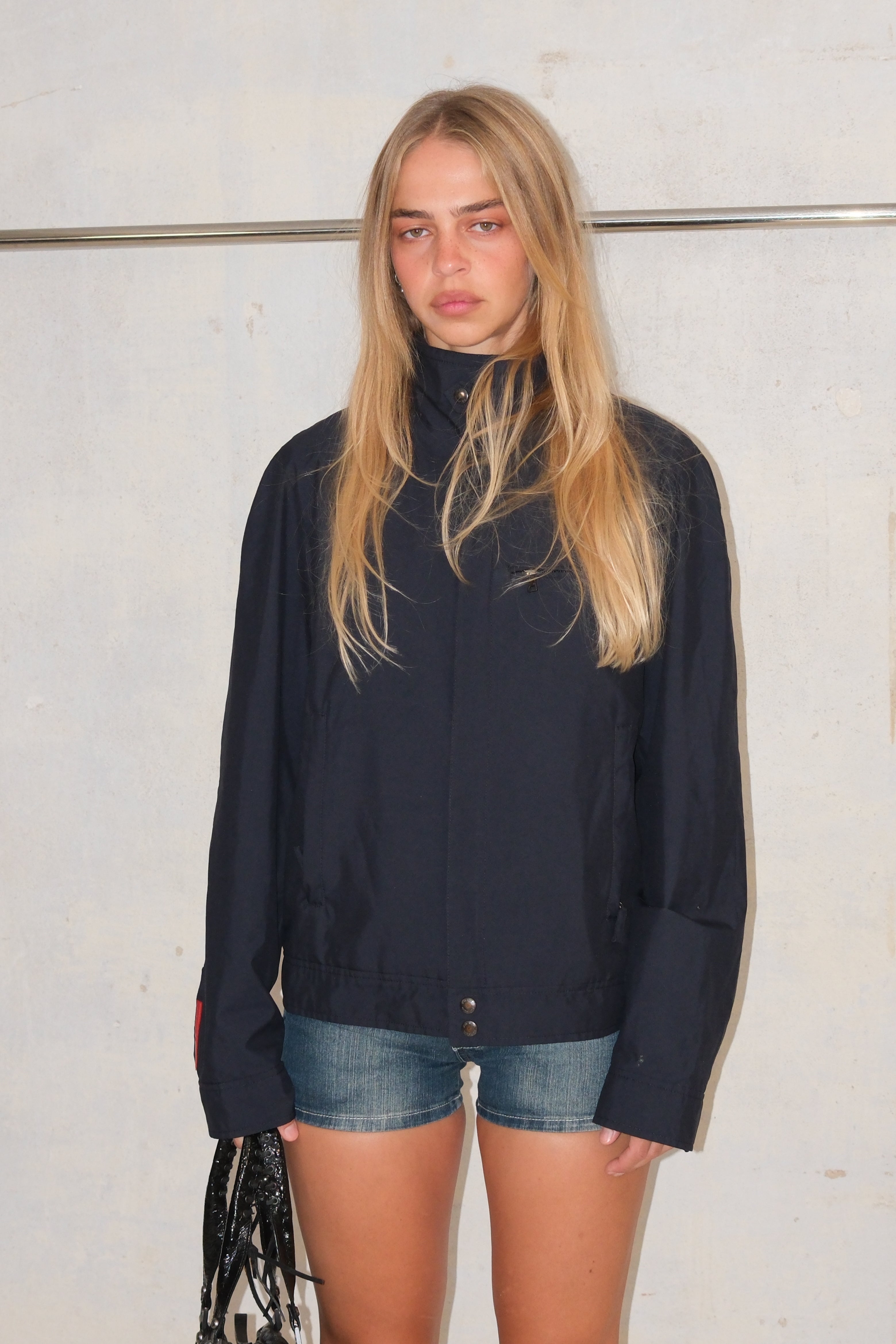 Prada Blue Nylon Jacket