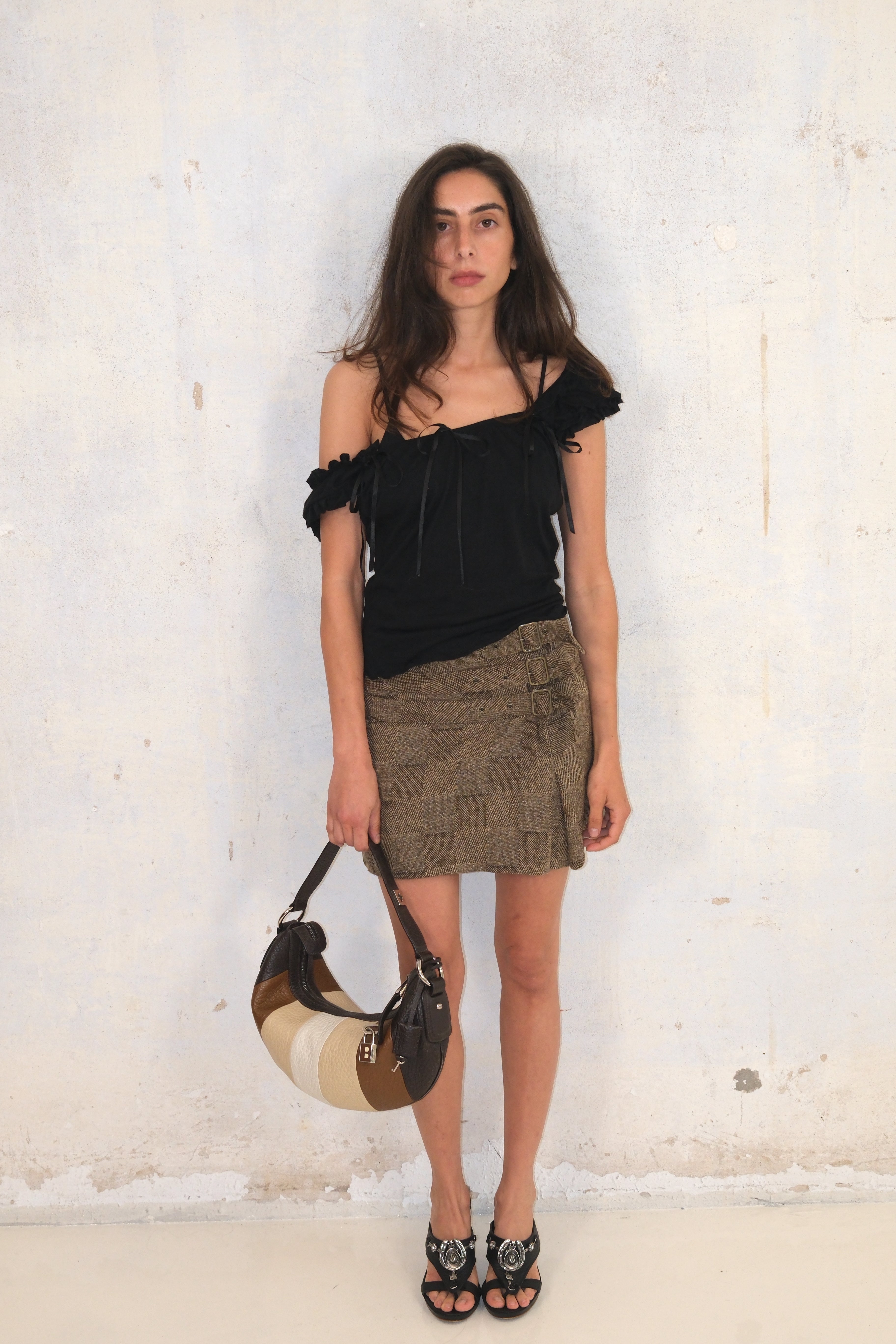 Little Black Top With Ties