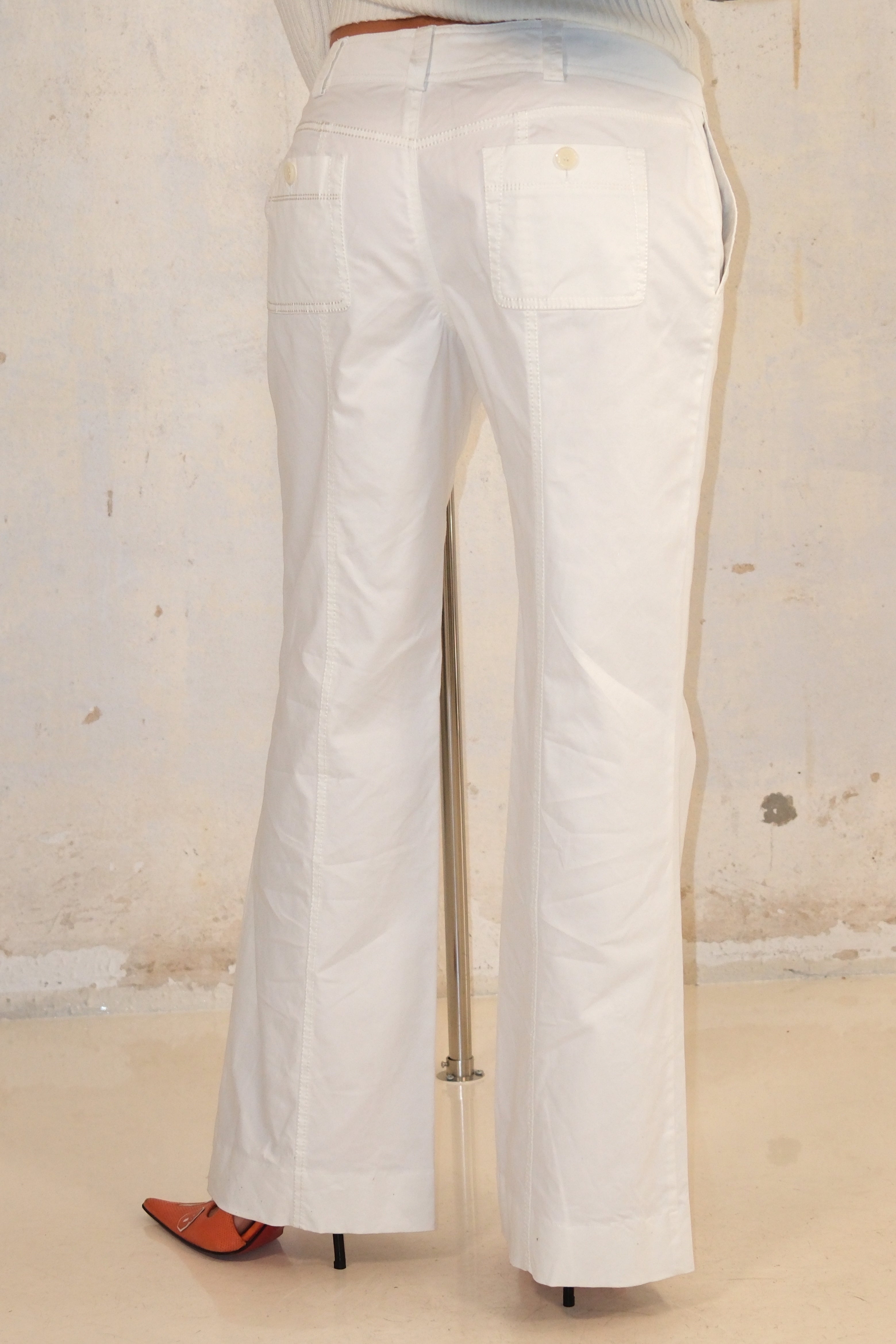 White Wide-Leg Pants Size 38-40