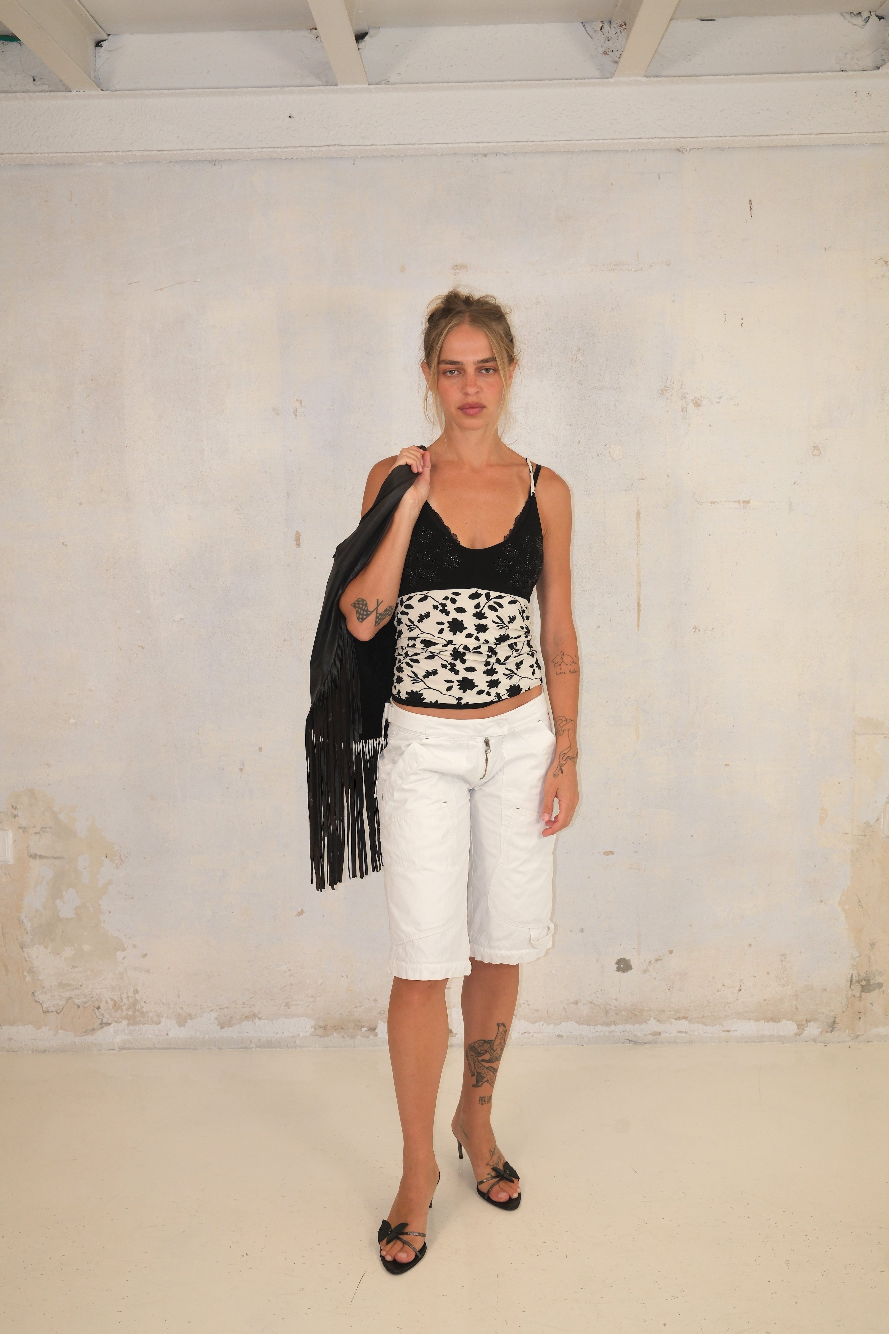 Cami Top With Print And Embellishments