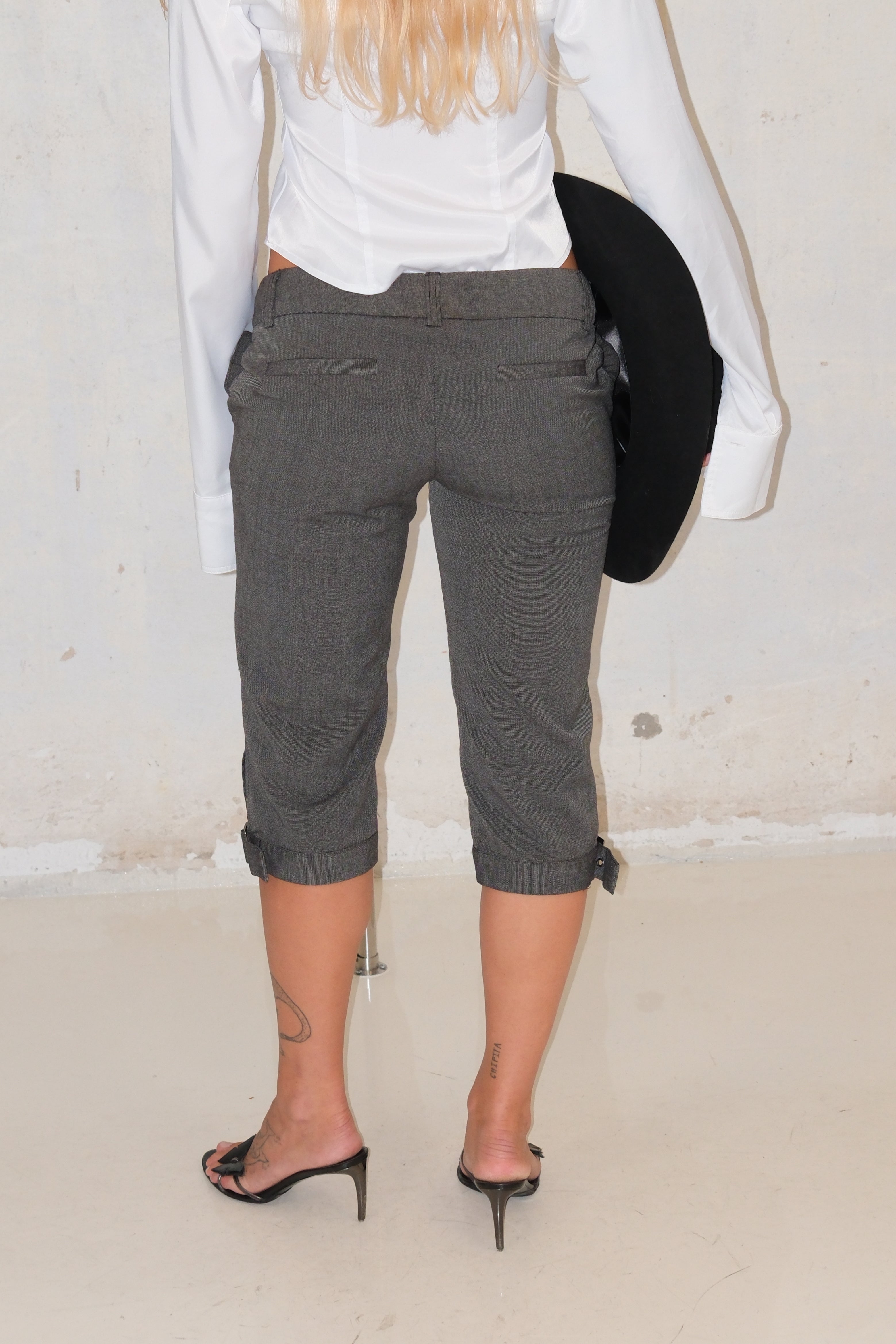 Gray Office Capri Pants Size 38-40