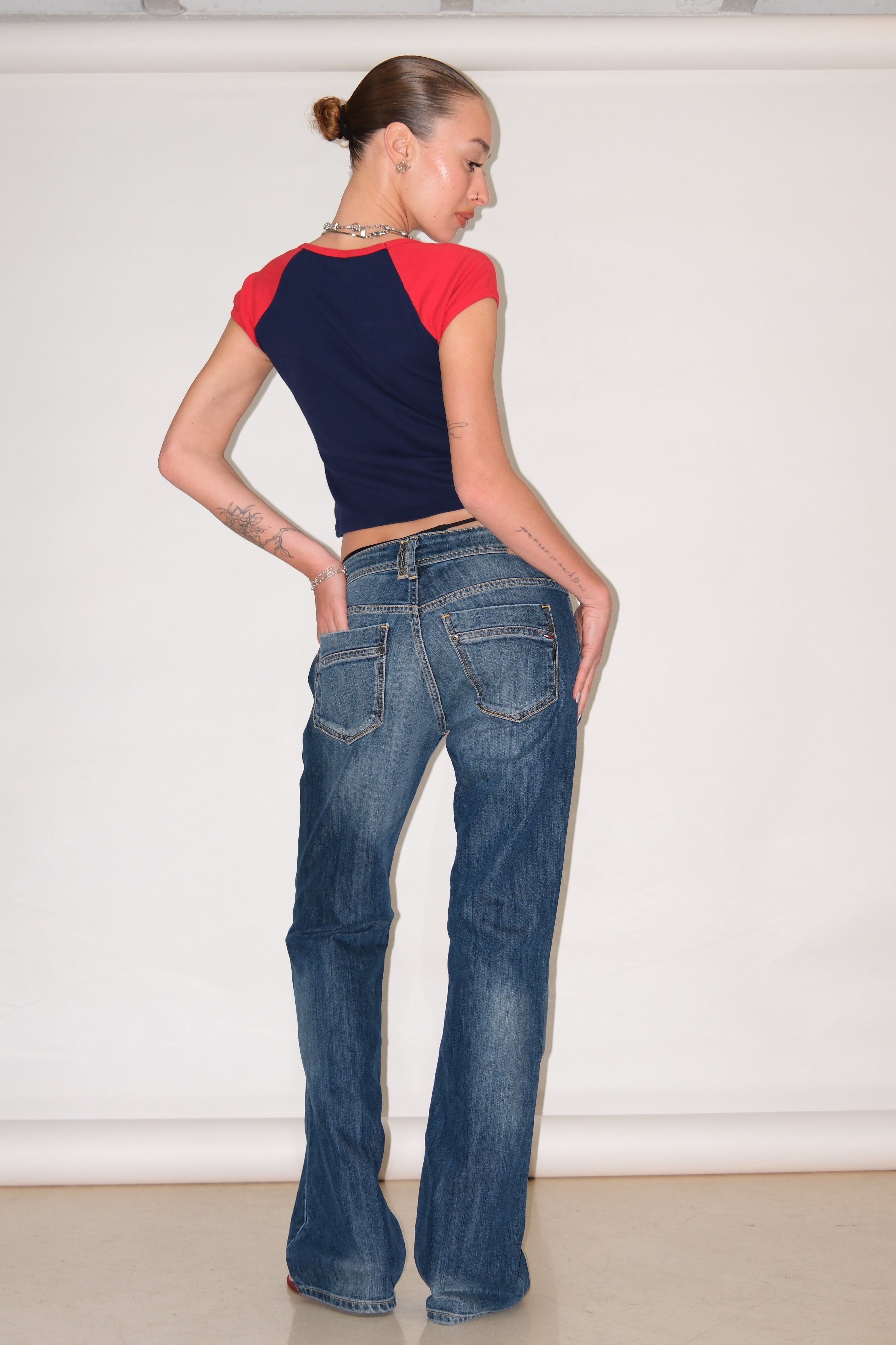 HILFIGER DENIM LOW RISE JEANS SIZE 38