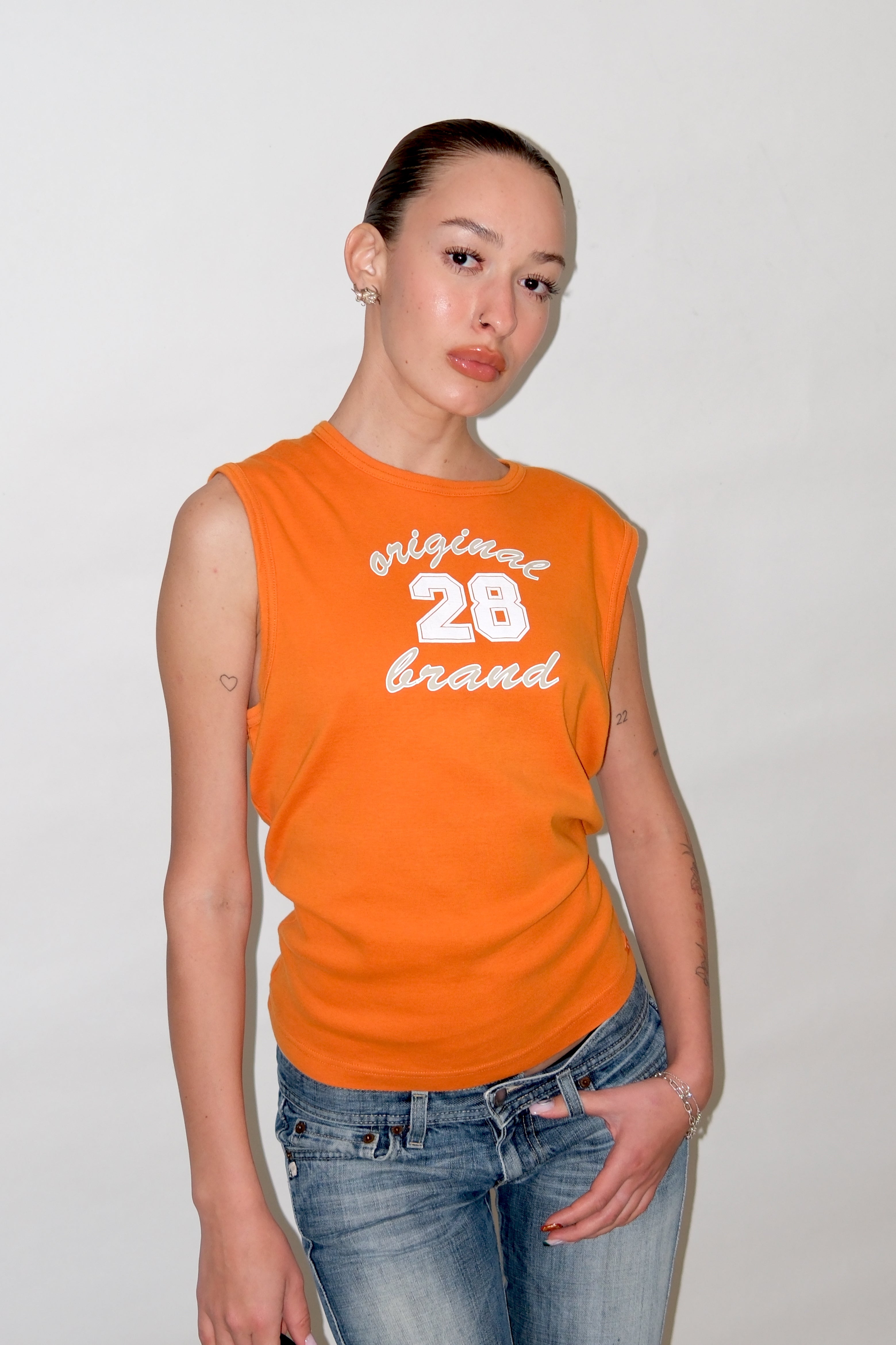 HOT ORANGE SPORTIVE TOP