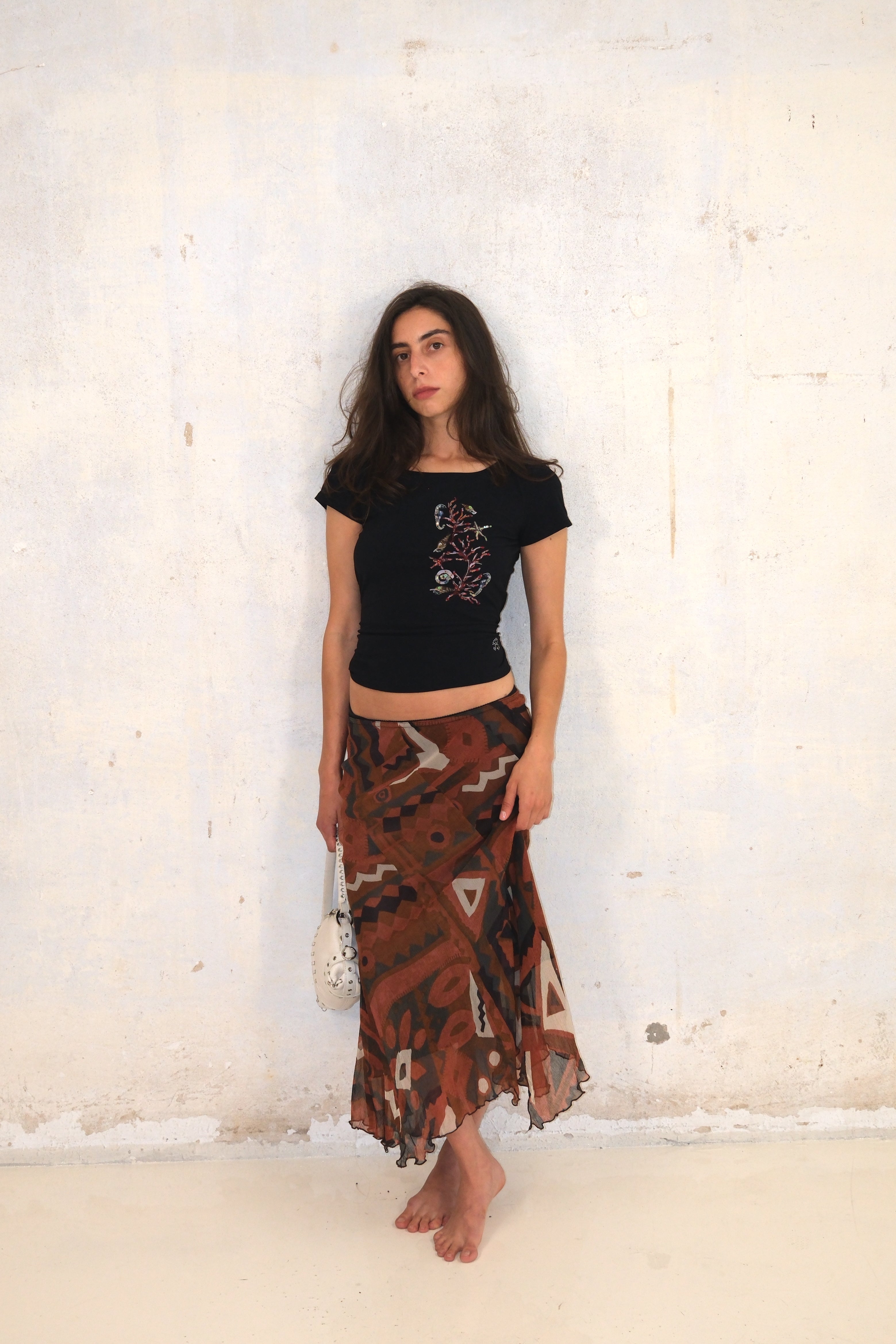 Maxi Printed Skirt