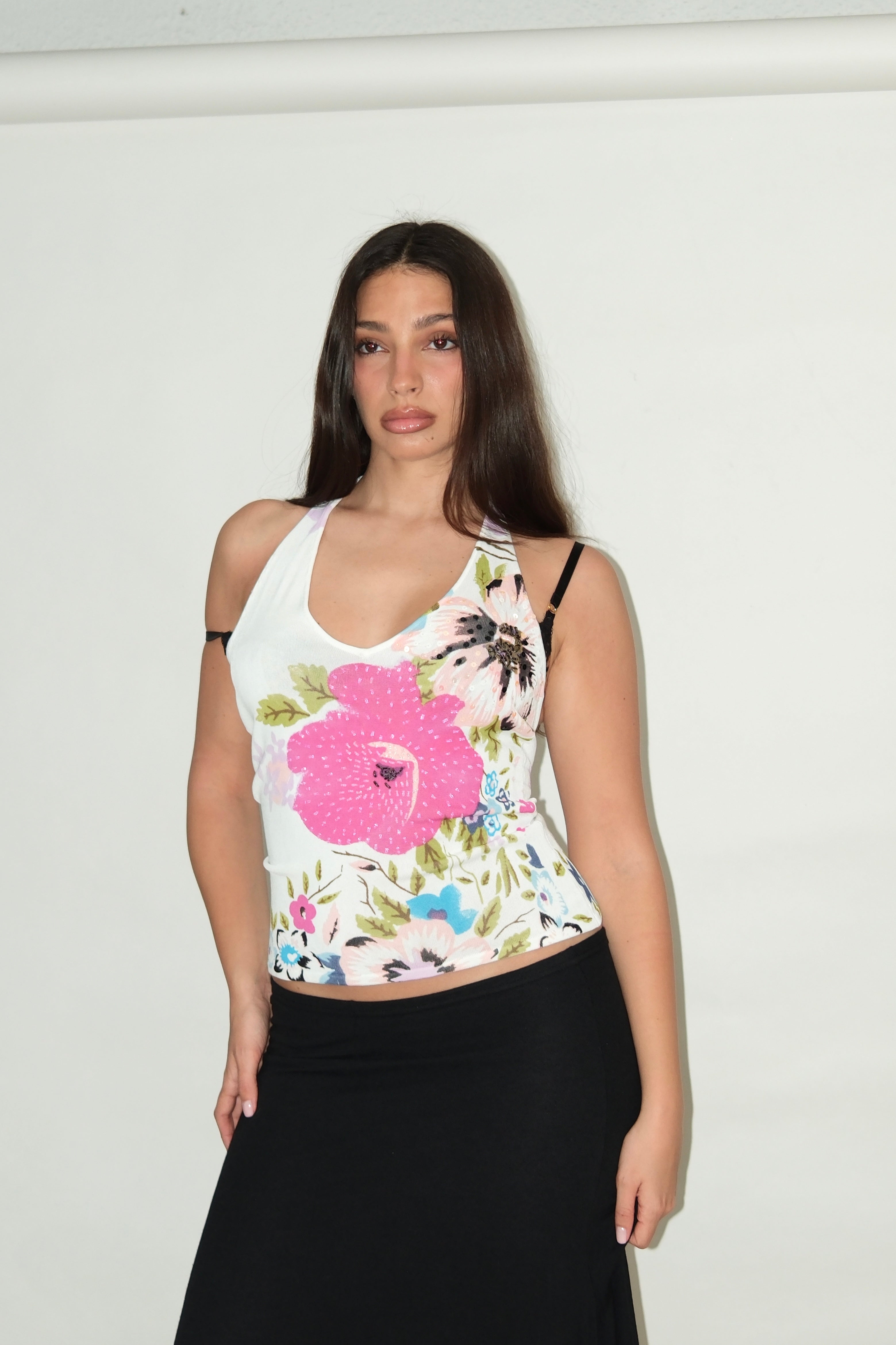 KNITTED SPRING TOP