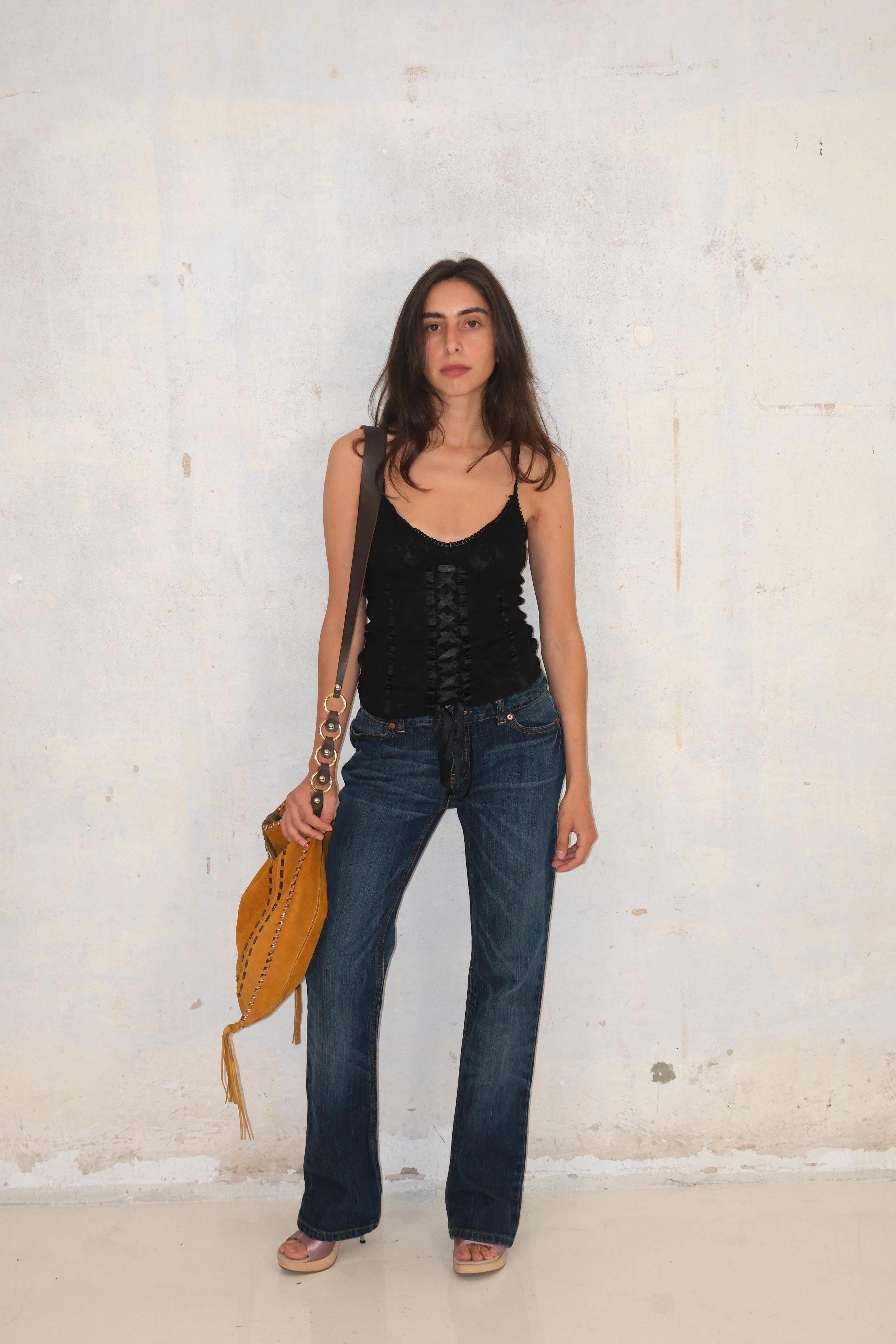 Ralph Lauren Dark Long Low-Rise Jeans Size 34-36