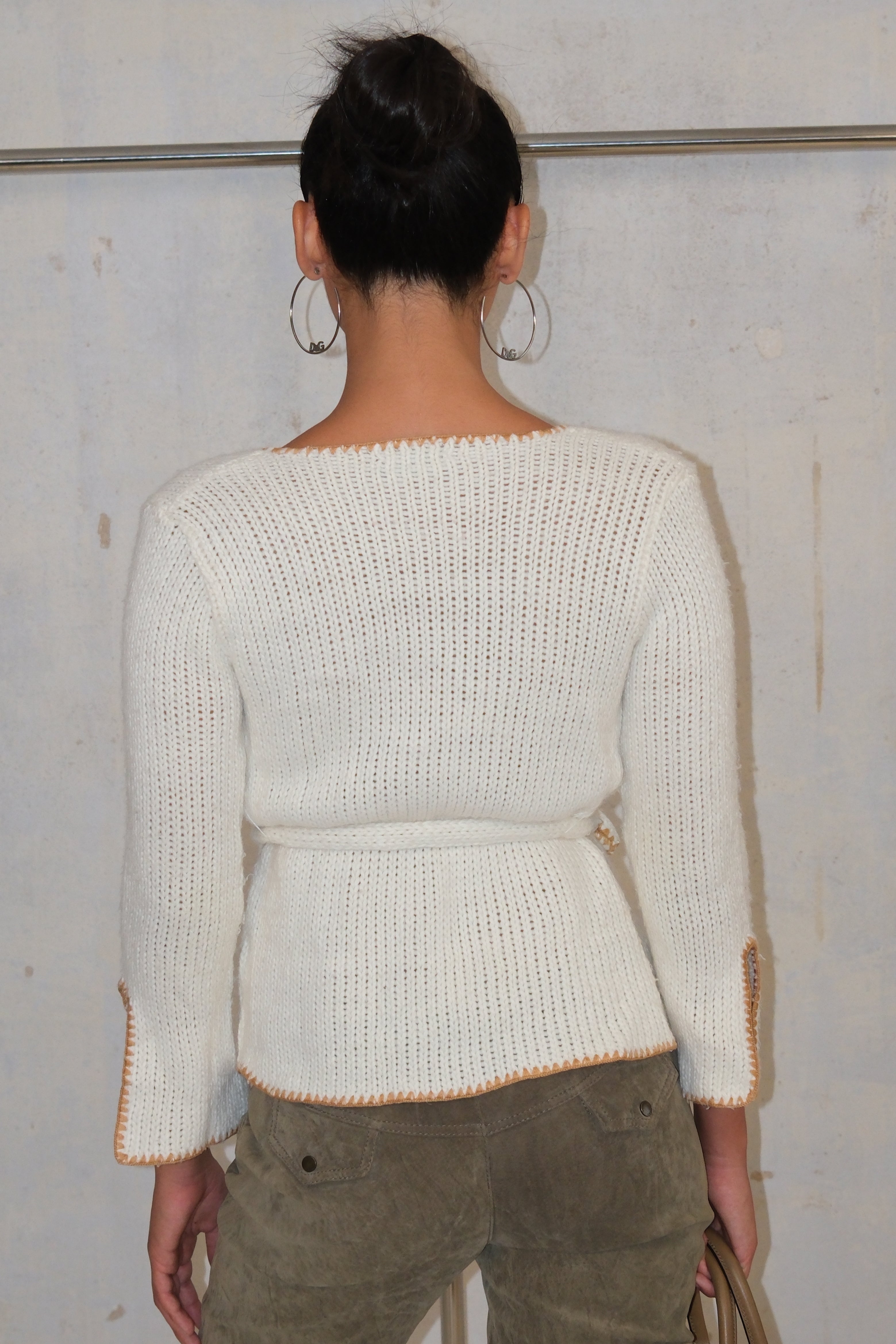 WRAP KNIT TOP