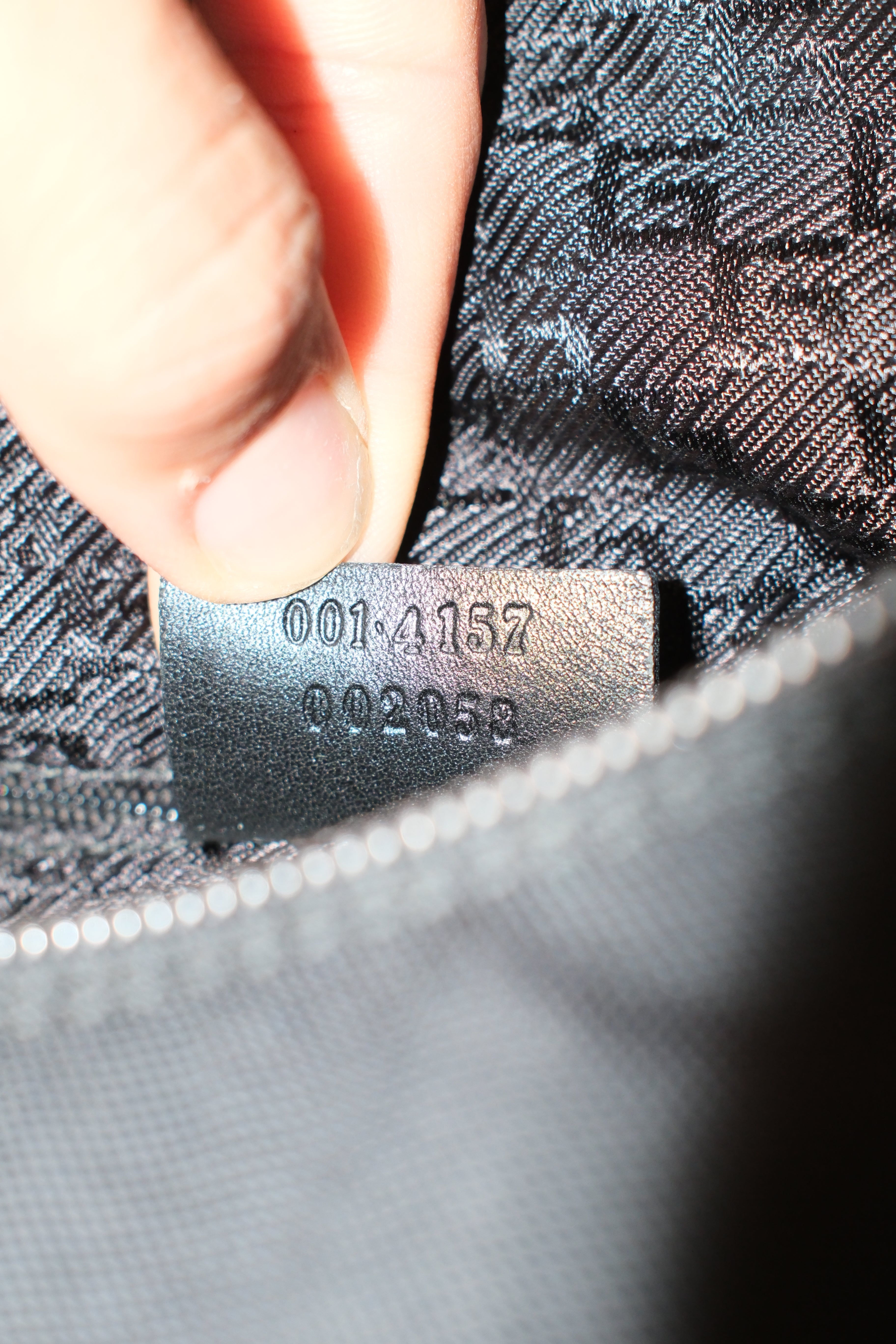 2002 RUNWAY GUCCI BAG IN LEATHER AND CANVAS