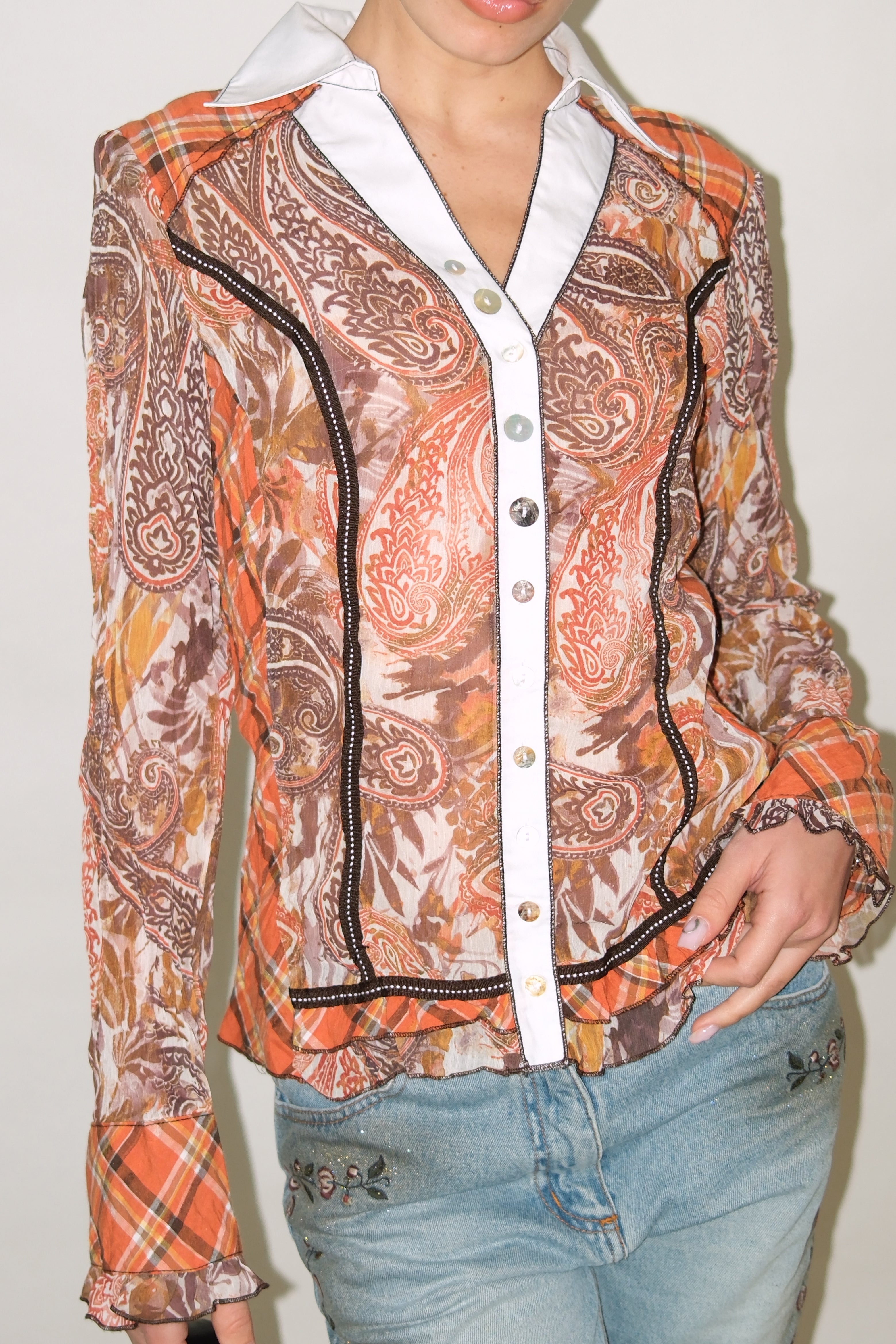 MIXED PATTERNS TOP