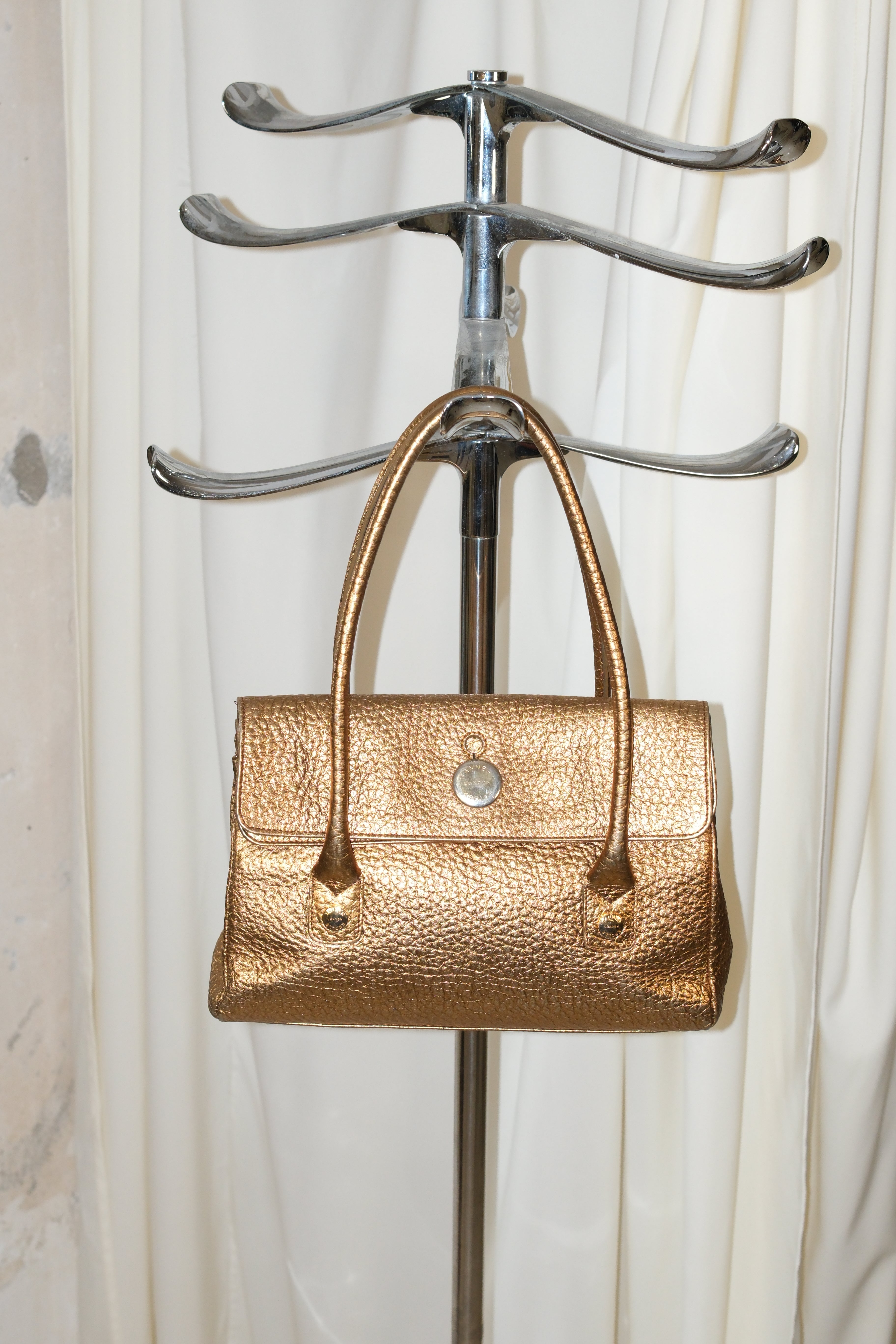 Tanner Krolle metallic gold shoulder bag