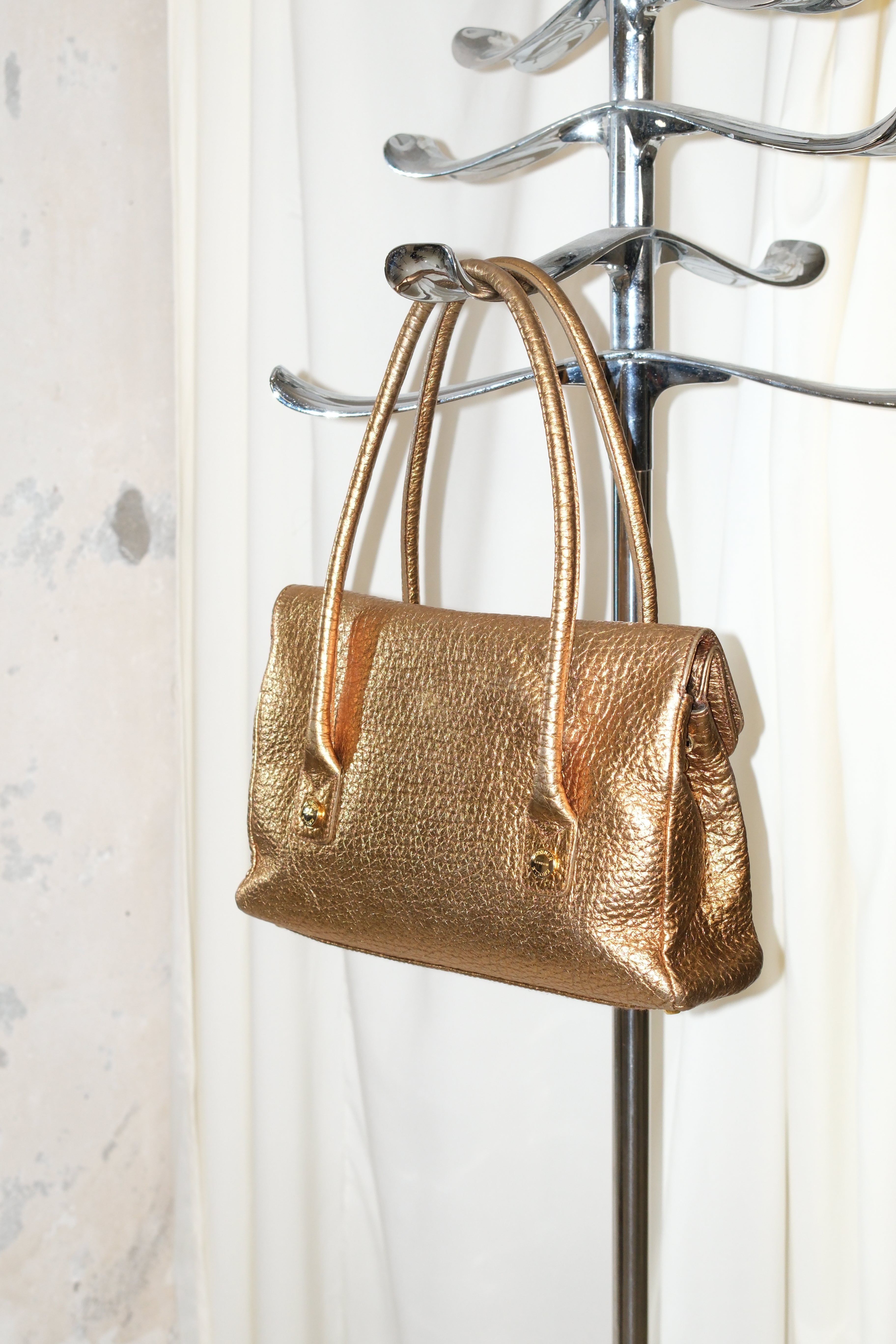 Tanner Krolle metallic gold shoulder bag