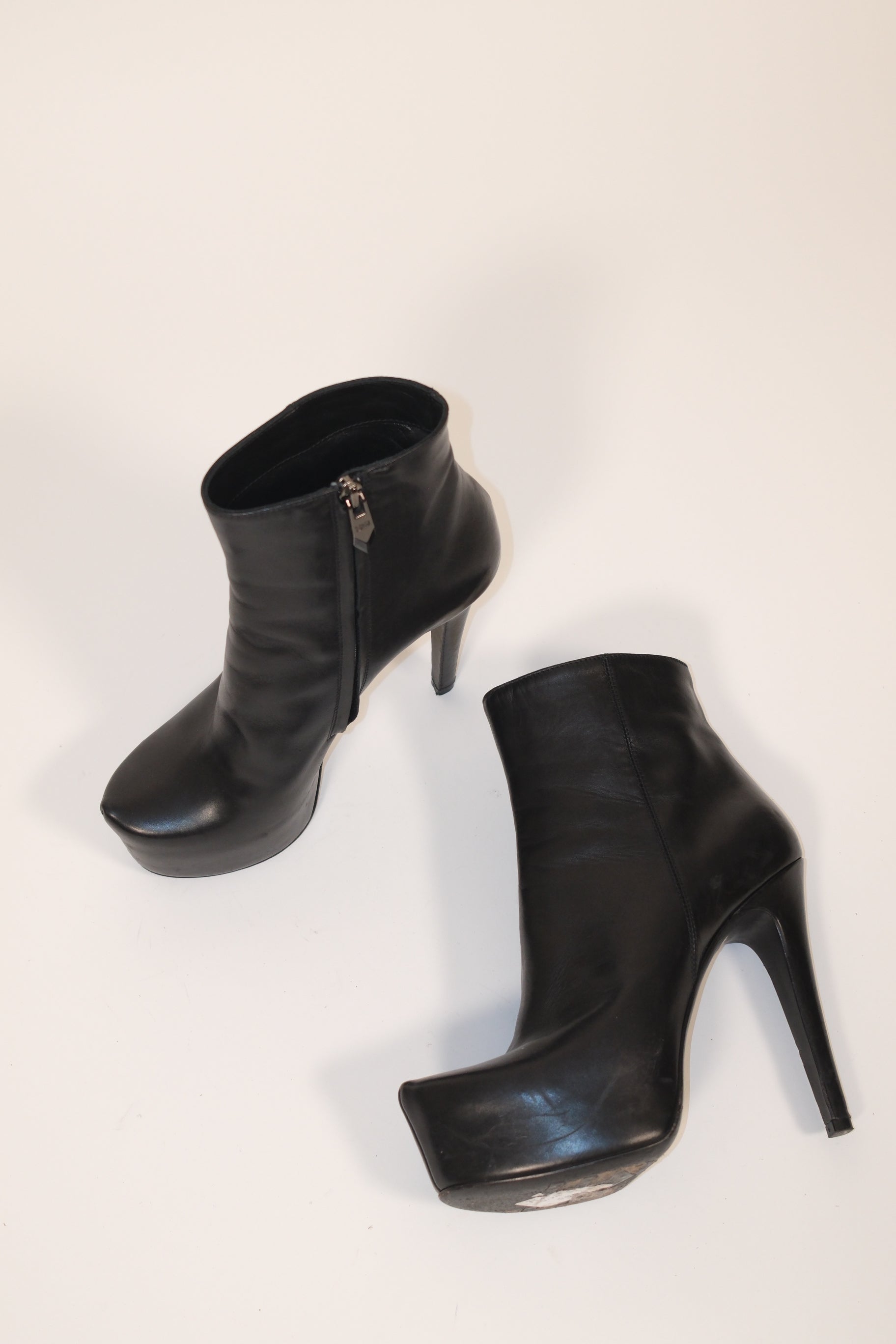 R & RENZI Italian High heels platform leather shoes