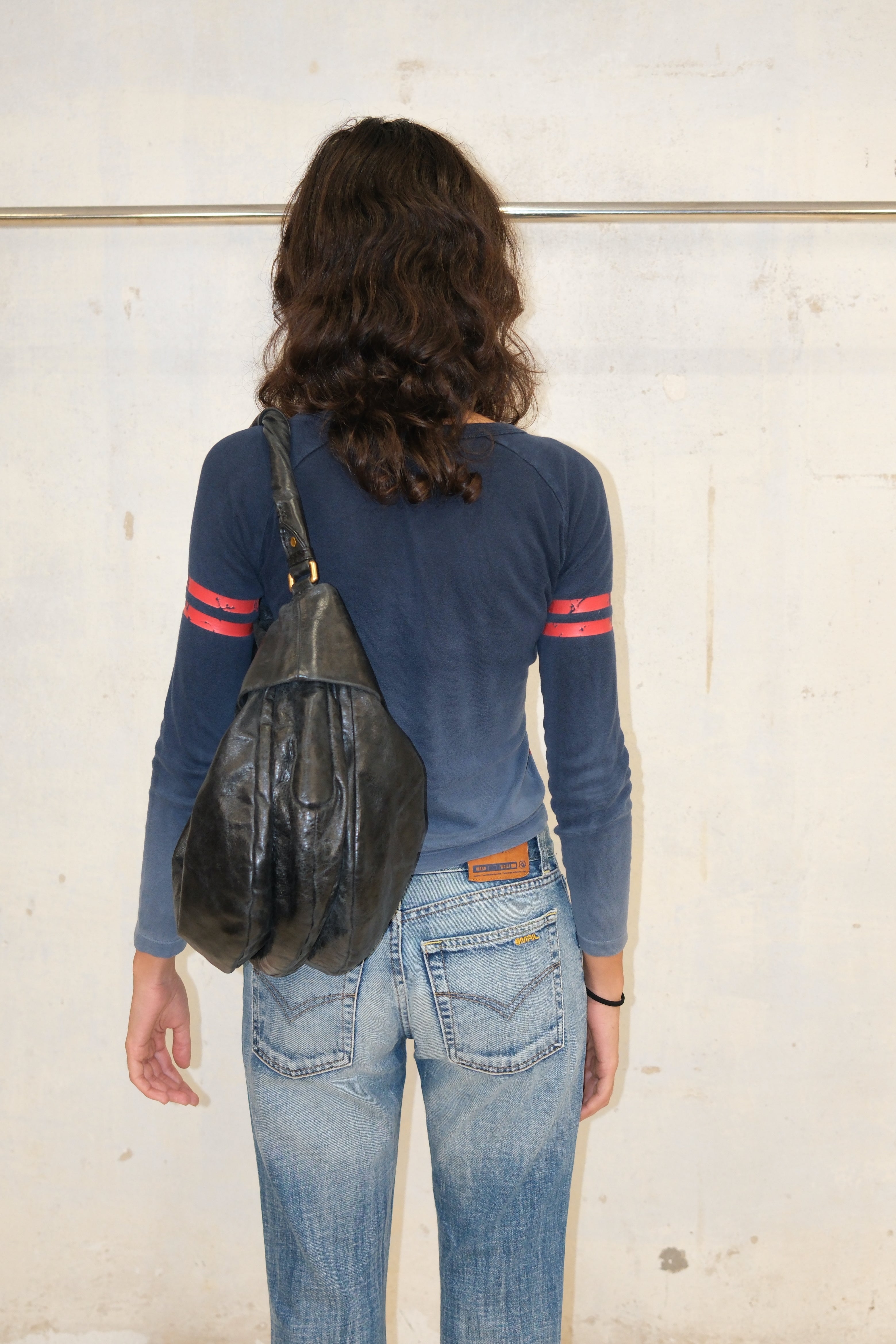 'LOVE PEACE AND ROCK N ROLL'OMBRE TOP