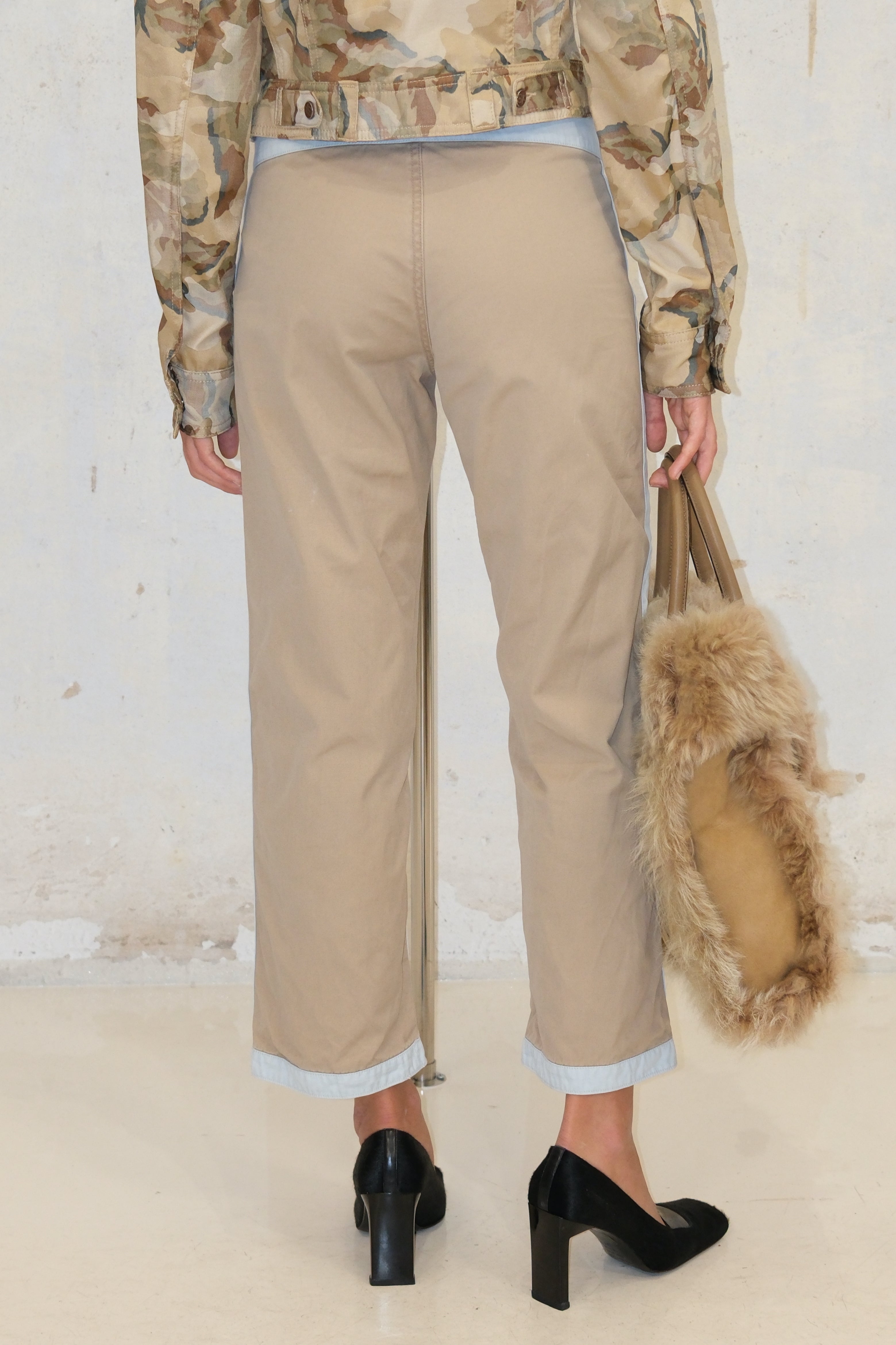 PASTEL TRIPLE COLOR SPORTY PANTS SIZE 36