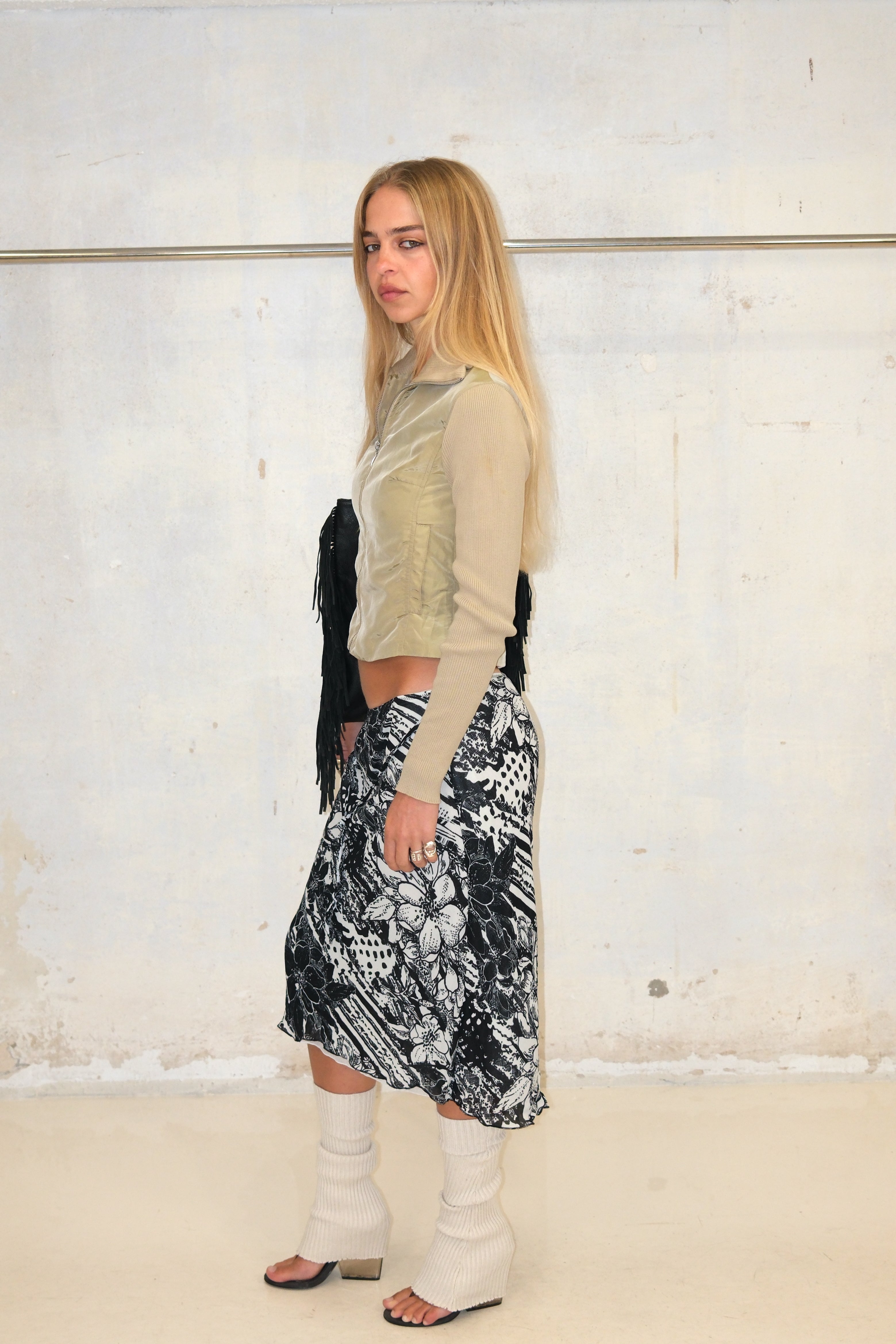 GOLDEN ZIP SLIM JACKET