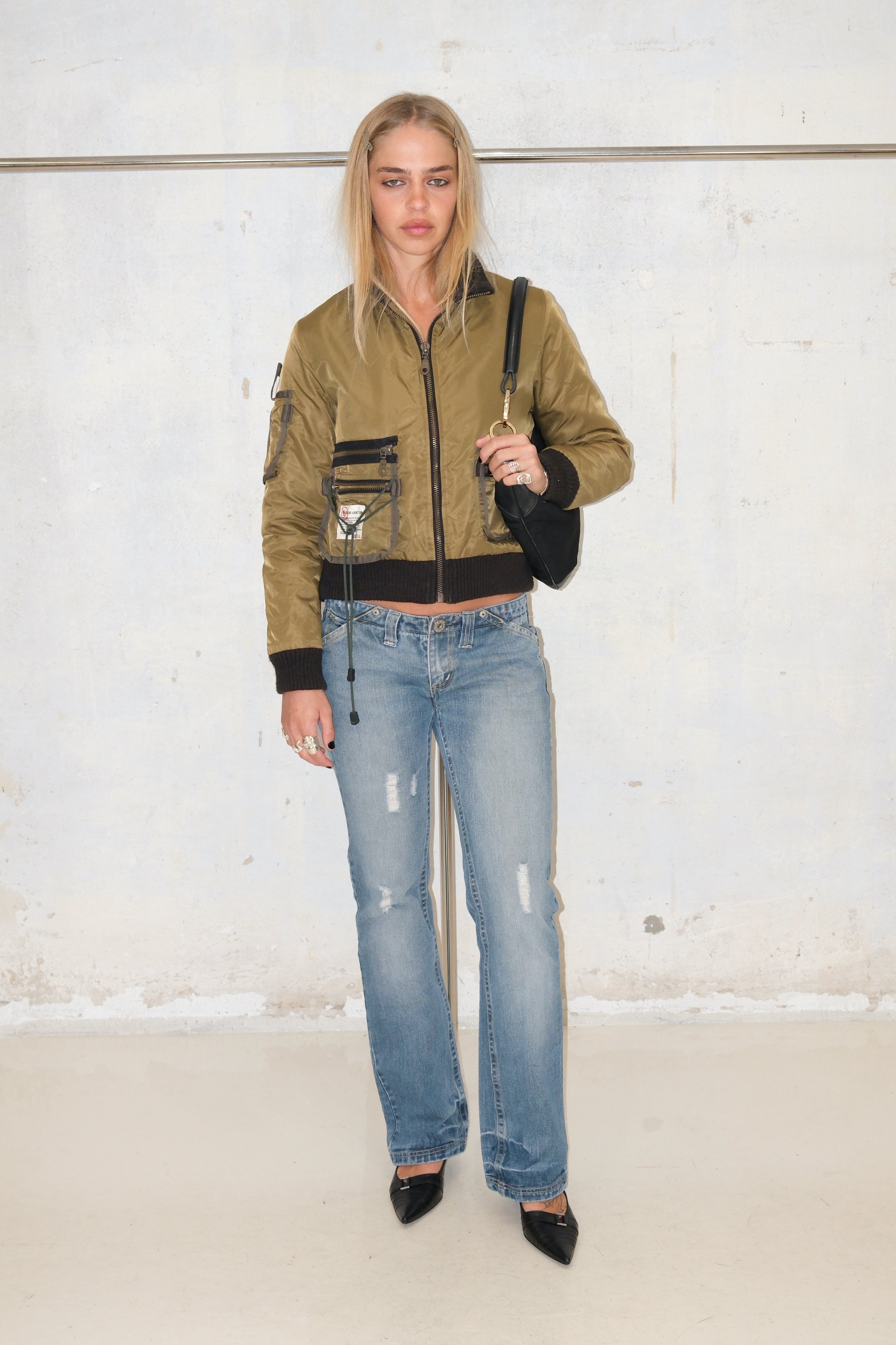 PUFFY ARMY STYLE JACKET