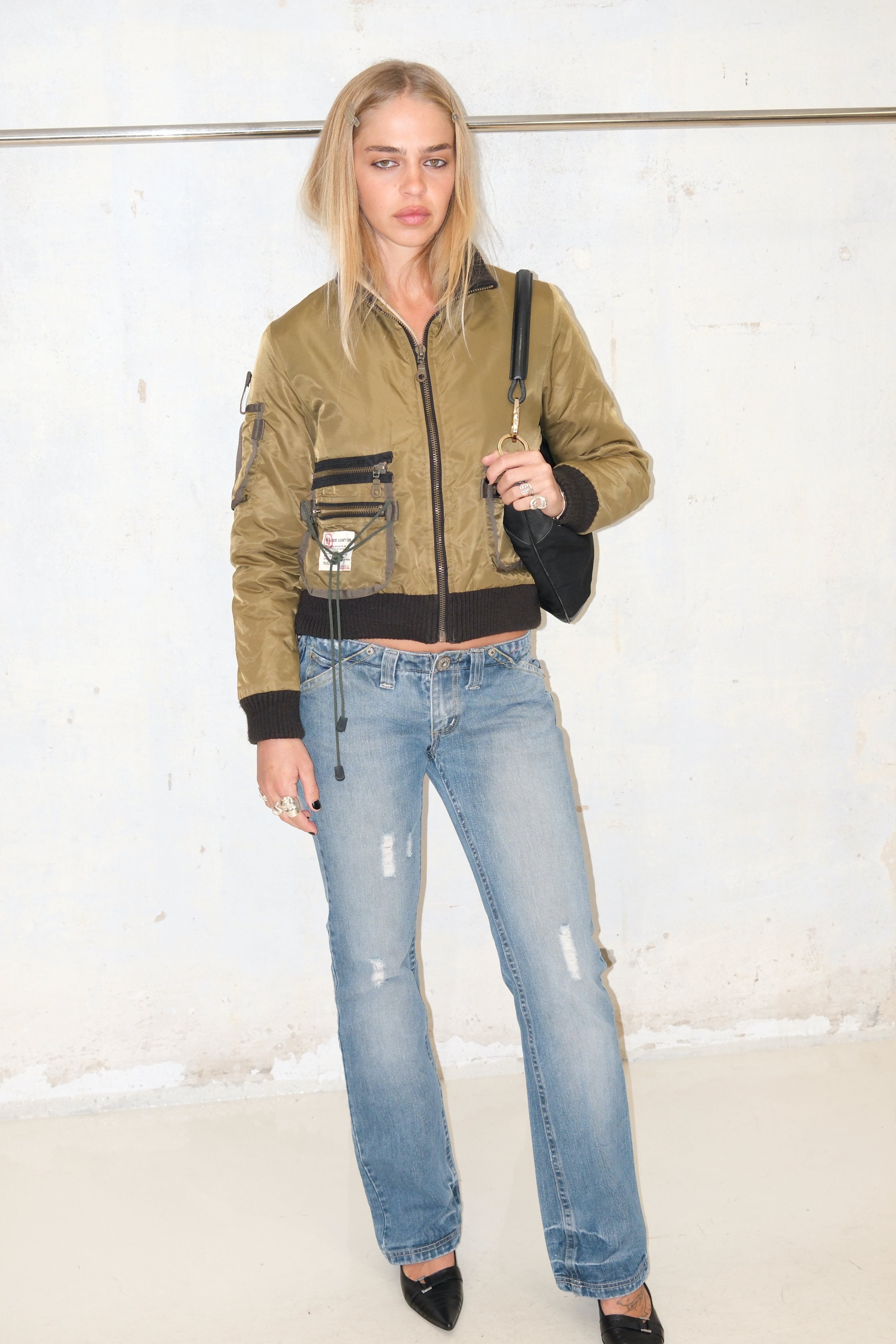 PUFFY ARMY STYLE JACKET