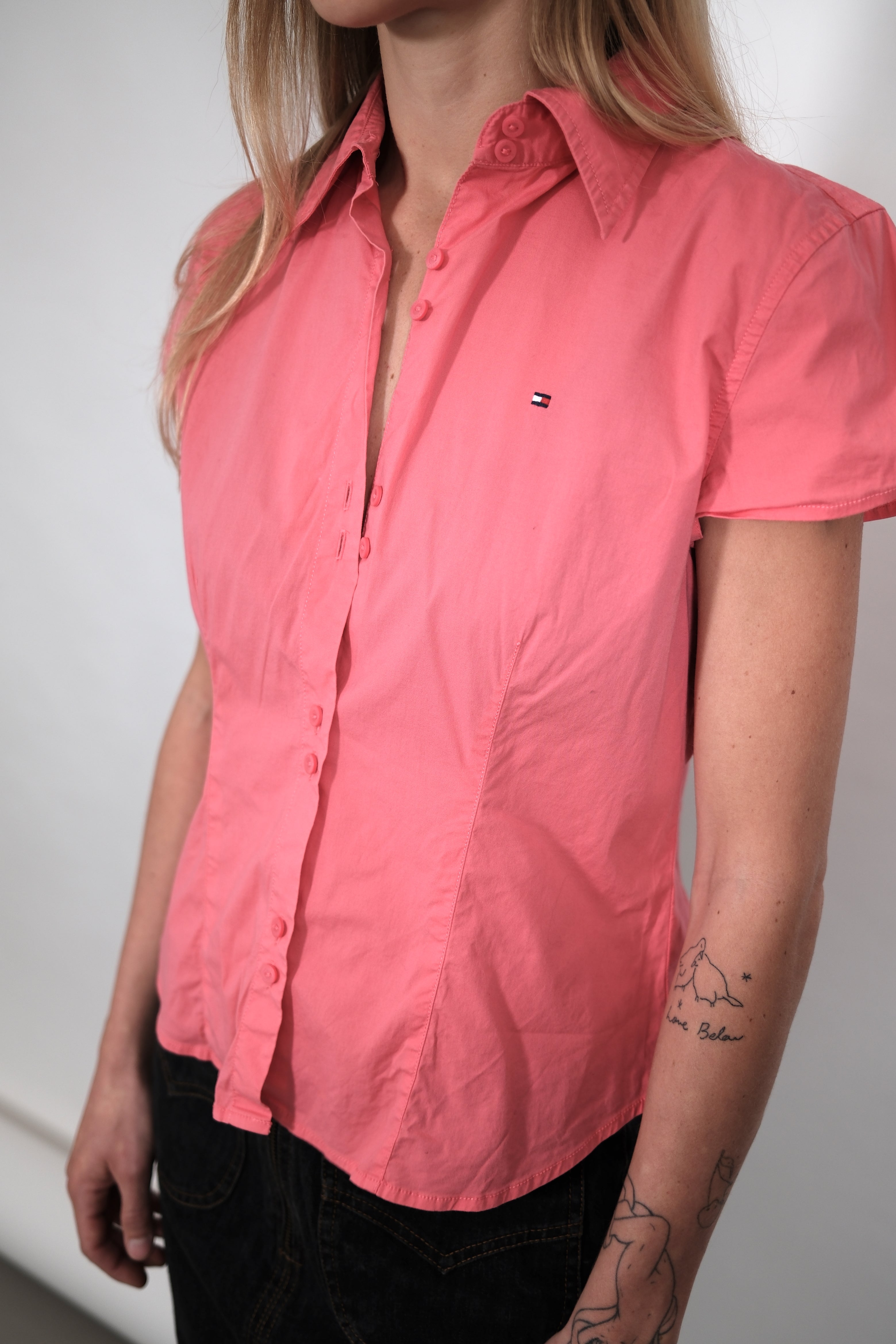 Tommy Hilfiger Pink Button-Up Shirt