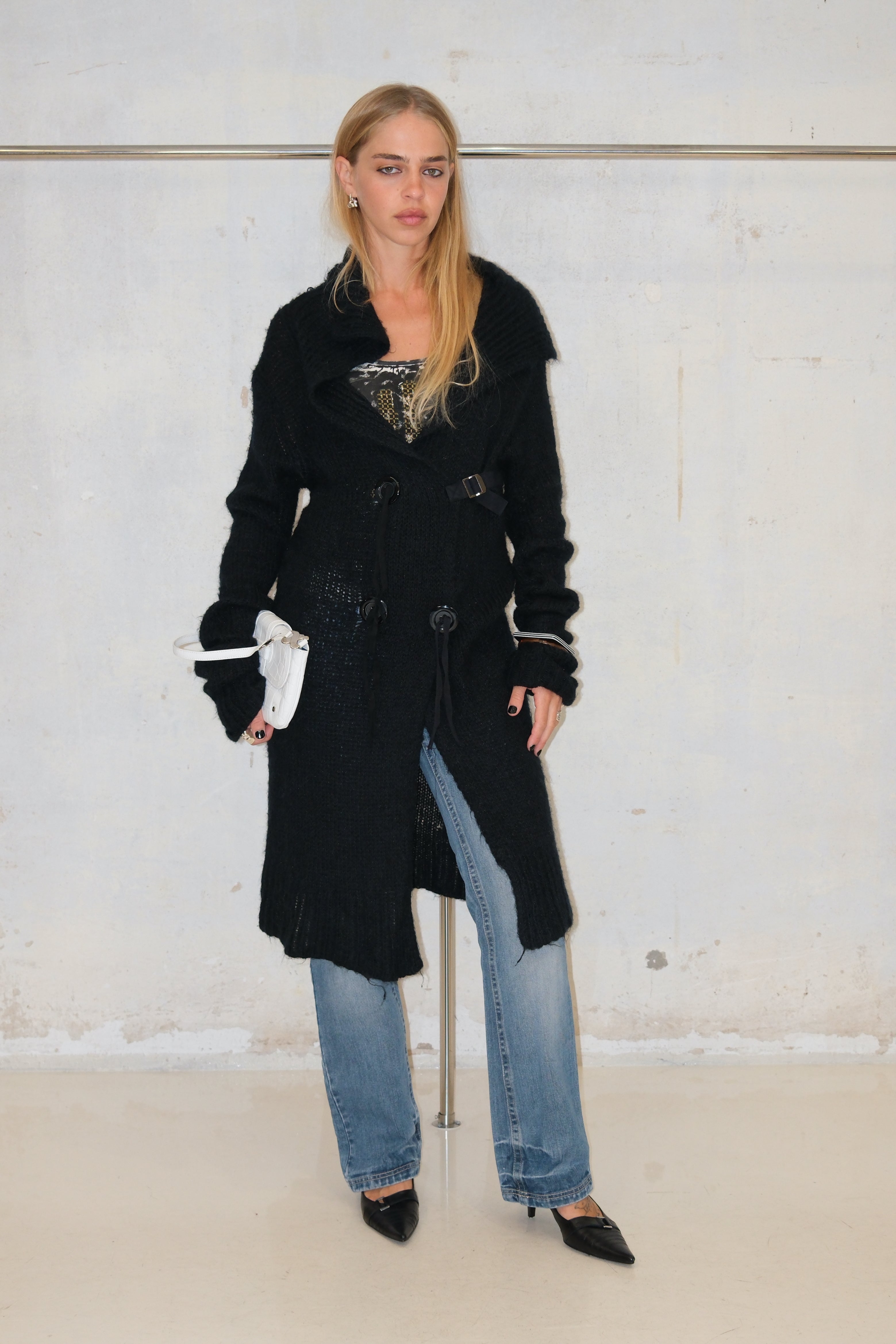 DREAMY SOFT MOHAIR LONG CARDIGAN