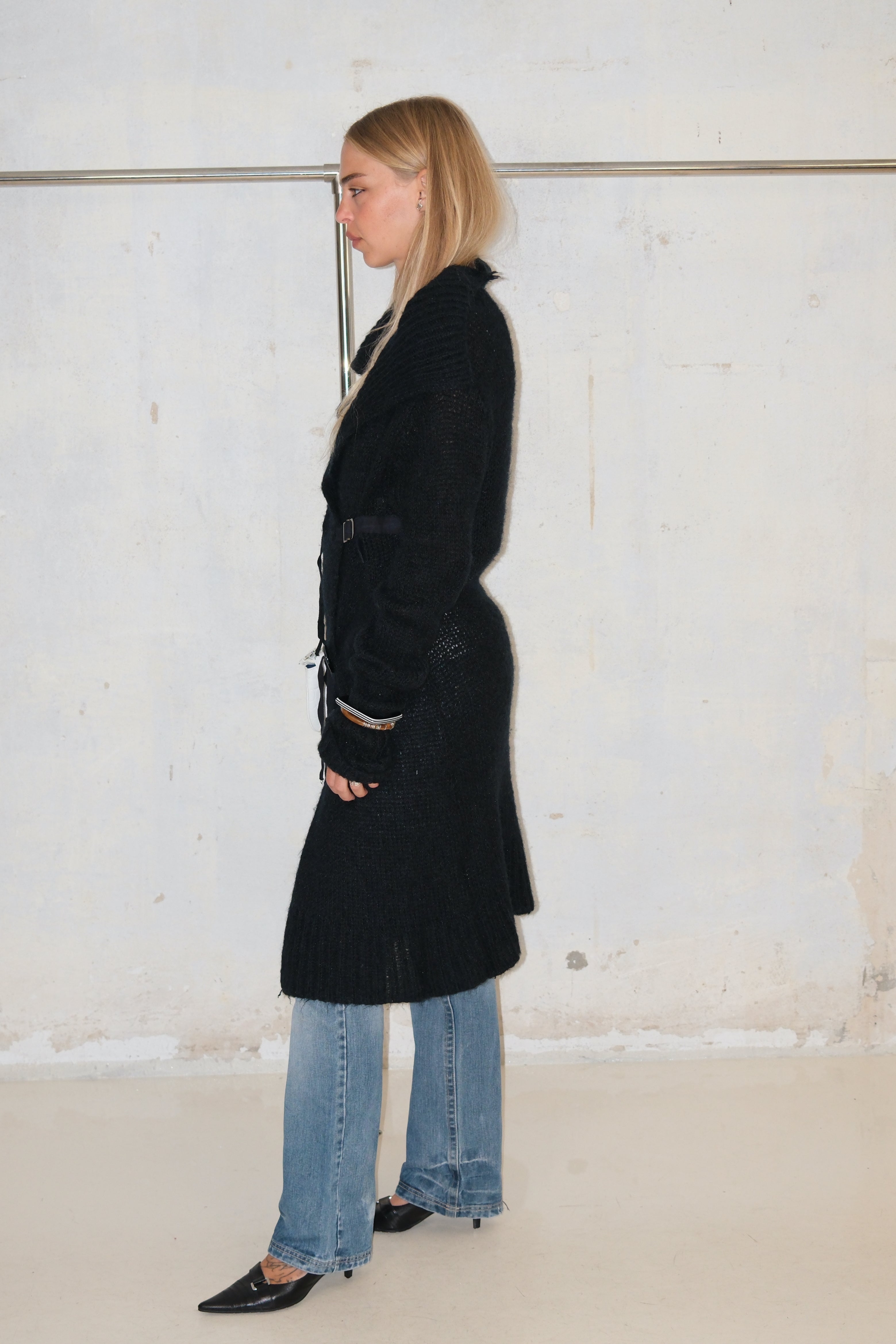 DREAMY SOFT MOHAIR LONG CARDIGAN