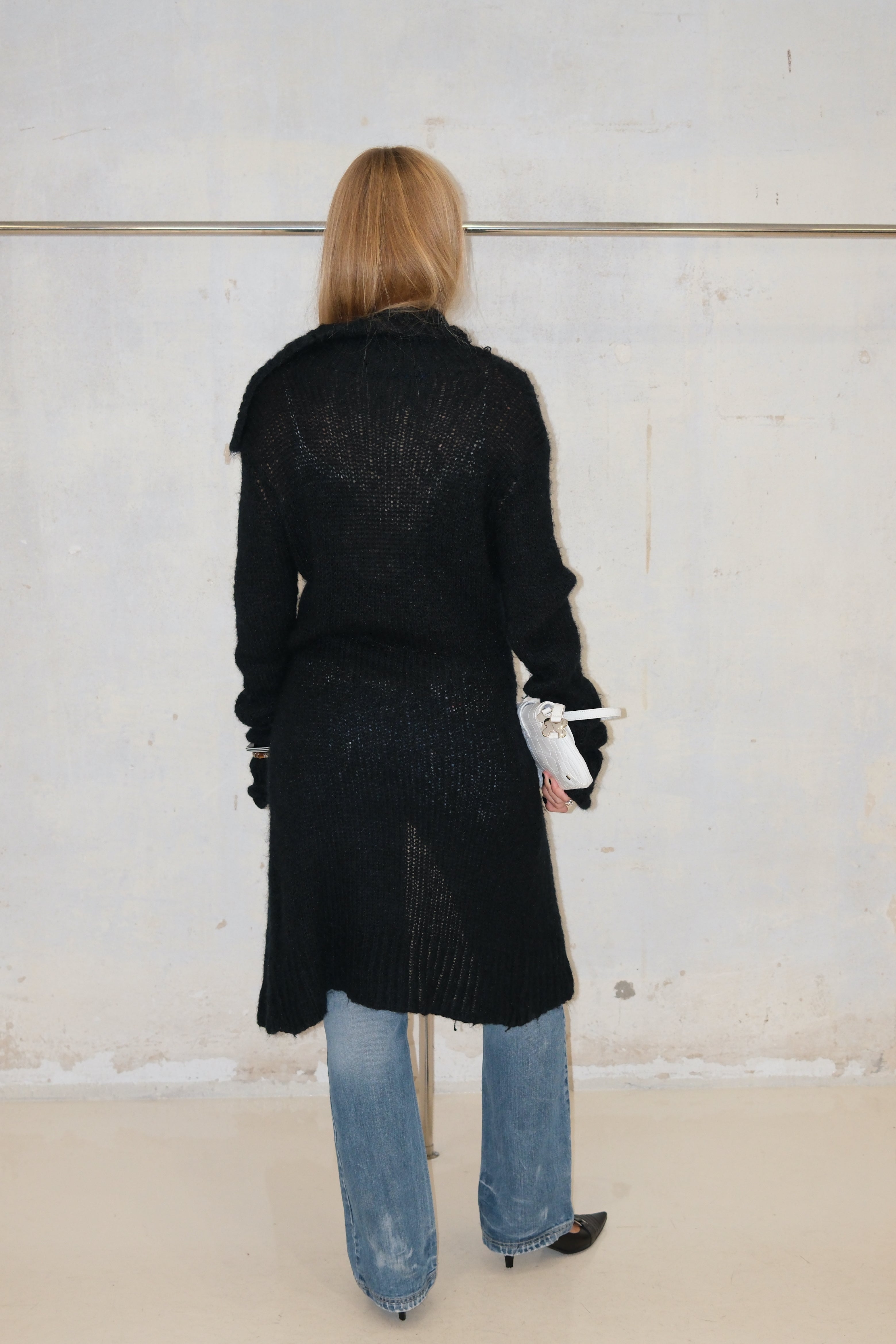 DREAMY SOFT MOHAIR LONG CARDIGAN